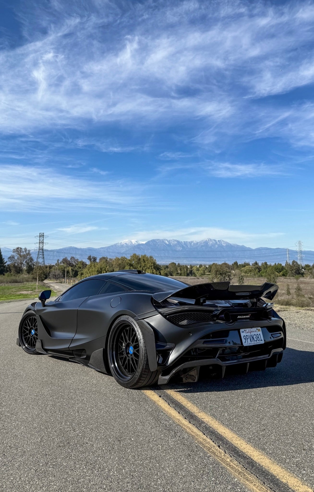 McLaren 720s/750s Artisan AP Carbon Fiber Side Skirt Extension