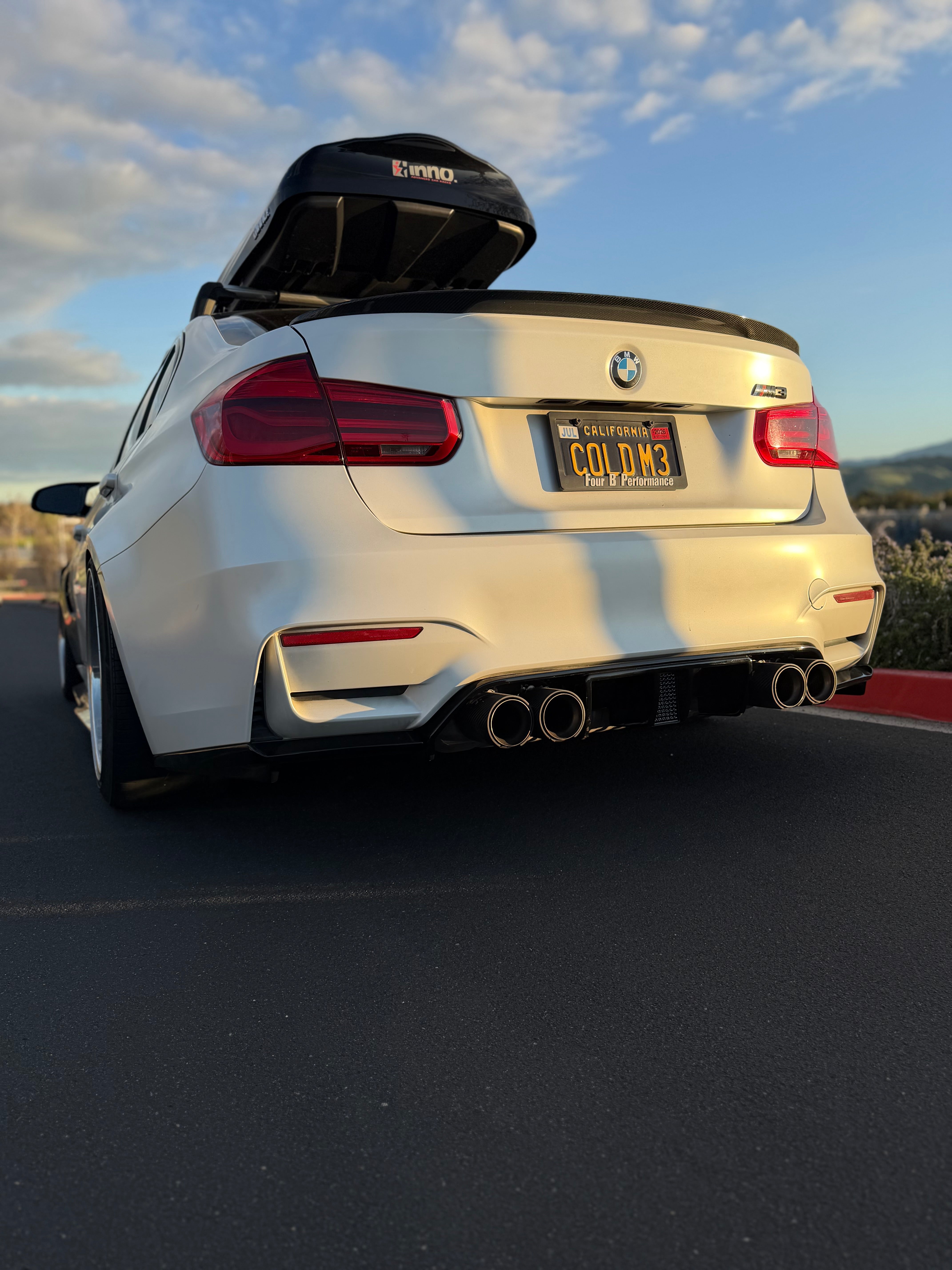 BMW F80 M3/ F82/F83 M4 Gloss Black V Brake Light Diffuser