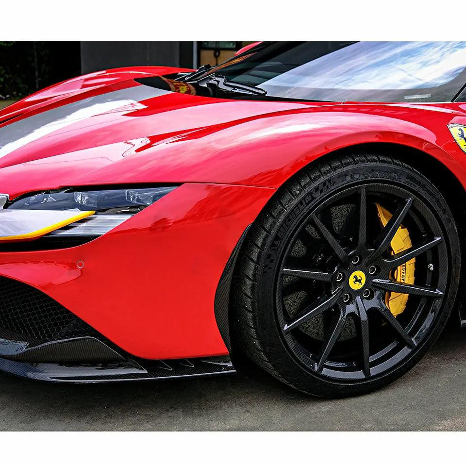 Ferrari Sf90 Carbon Fiber Front Bumper Trim