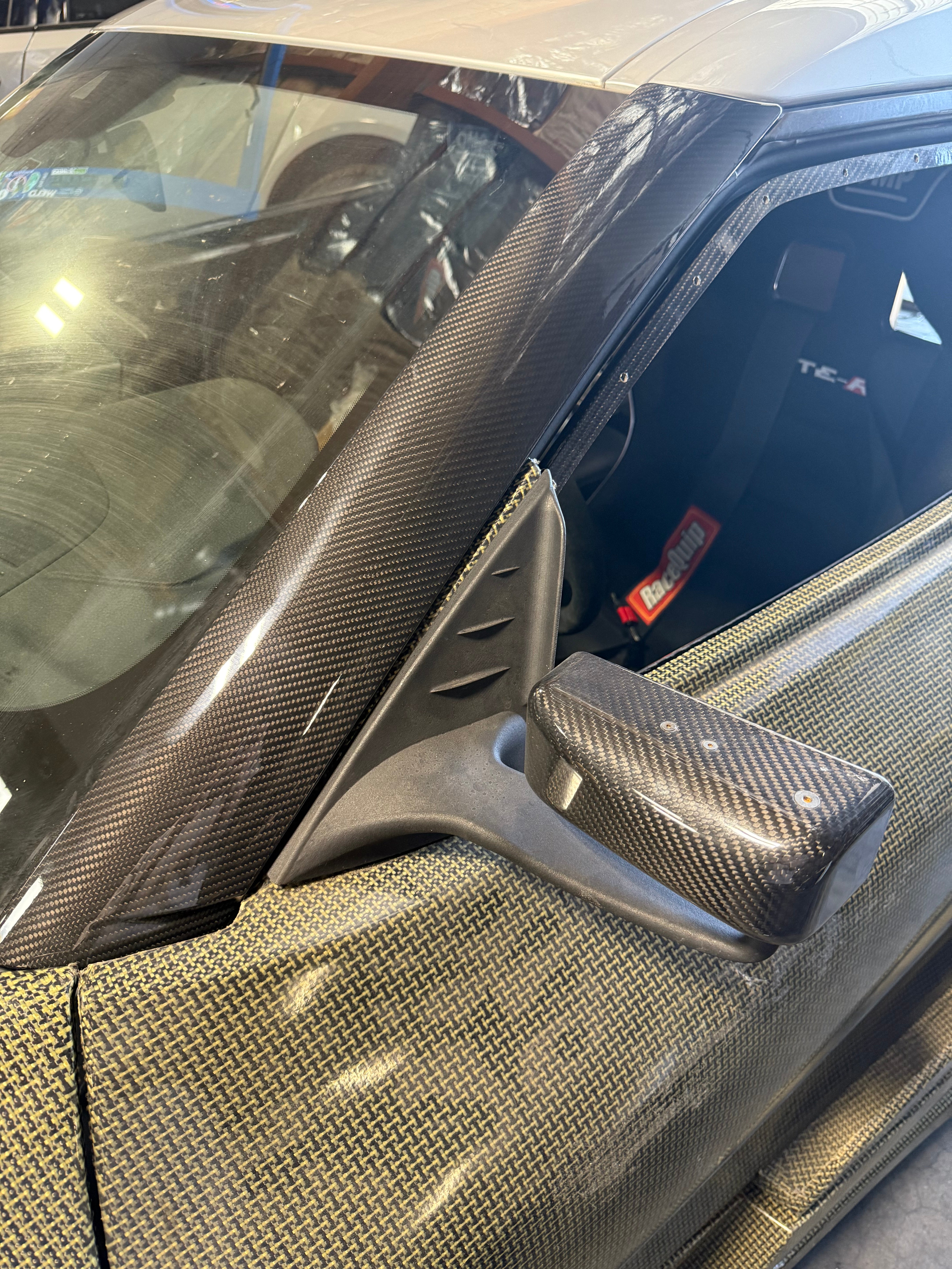Toyota Supra Mk5 Carbon Fiber A Pillar Trim