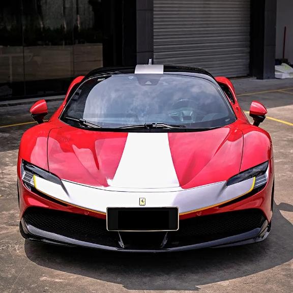 Ferrari Sf90 Carbon Fiber OEM Style Front Lip