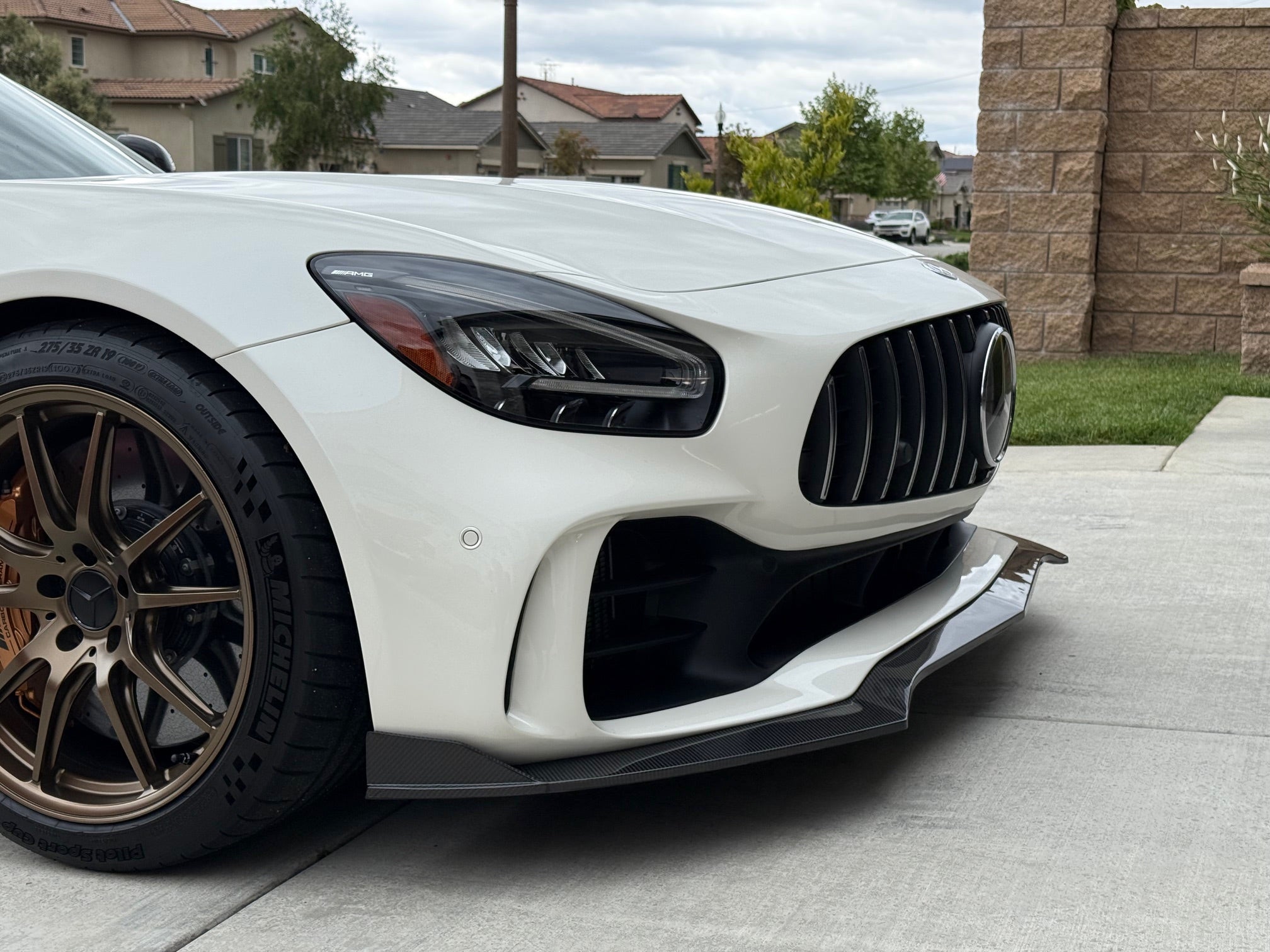 Mercedes AMG GTR AP Carbon Fiber Front Lip