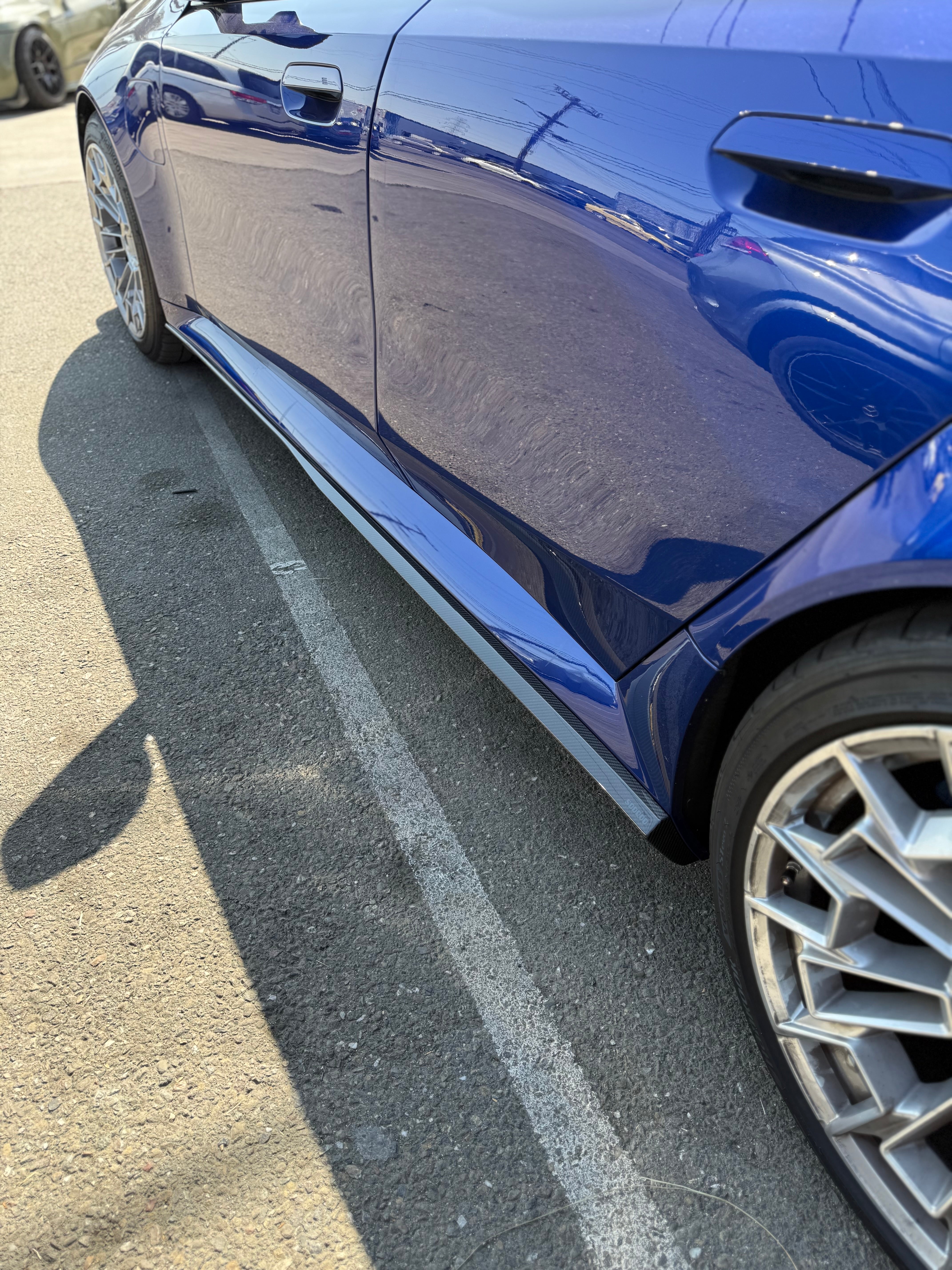 BMW G90 M5 Carbon Fiber Side Skirt Extensions