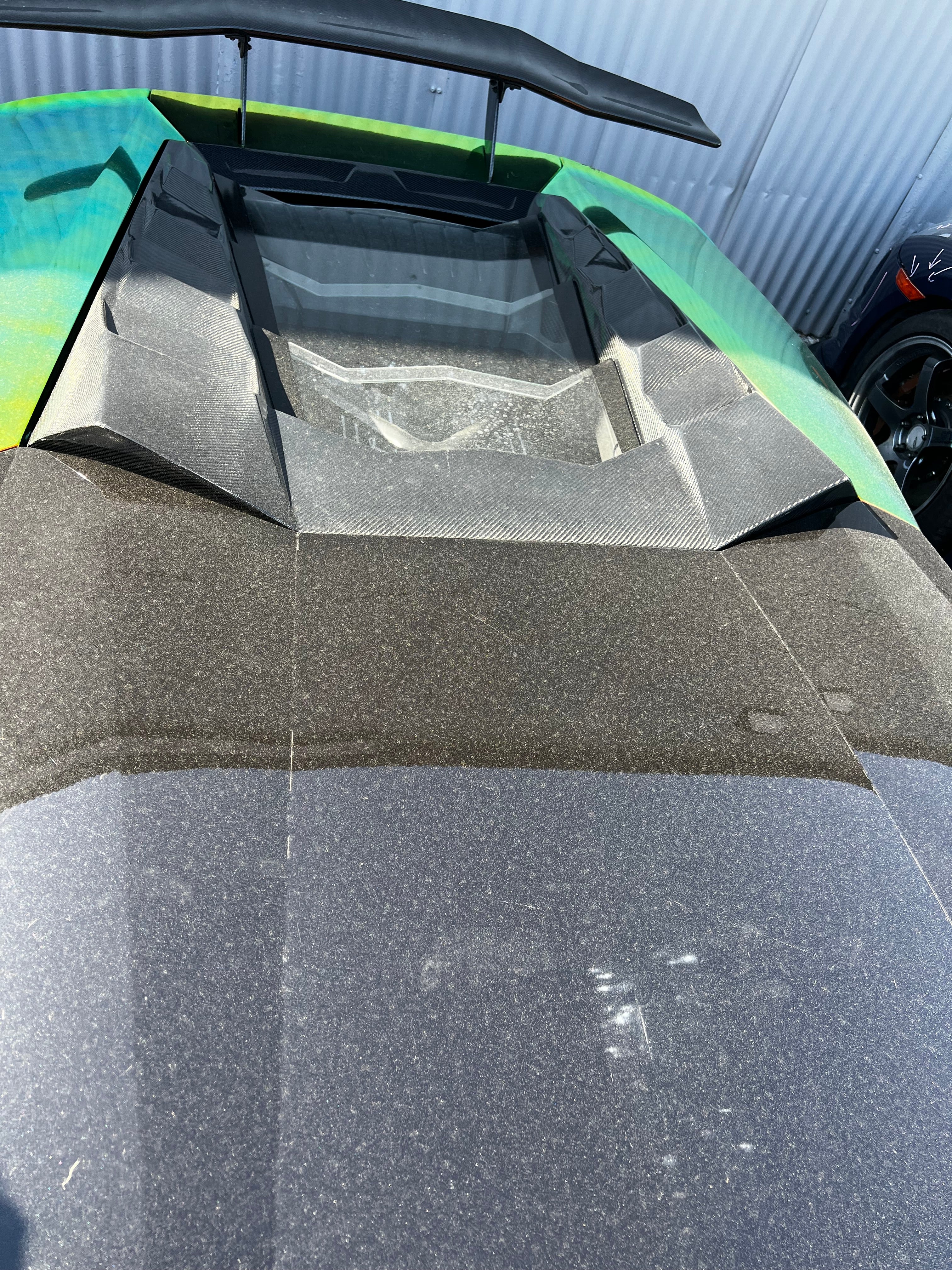 Lamborghini Huracan Carbon Fiber Glass Engine Cover