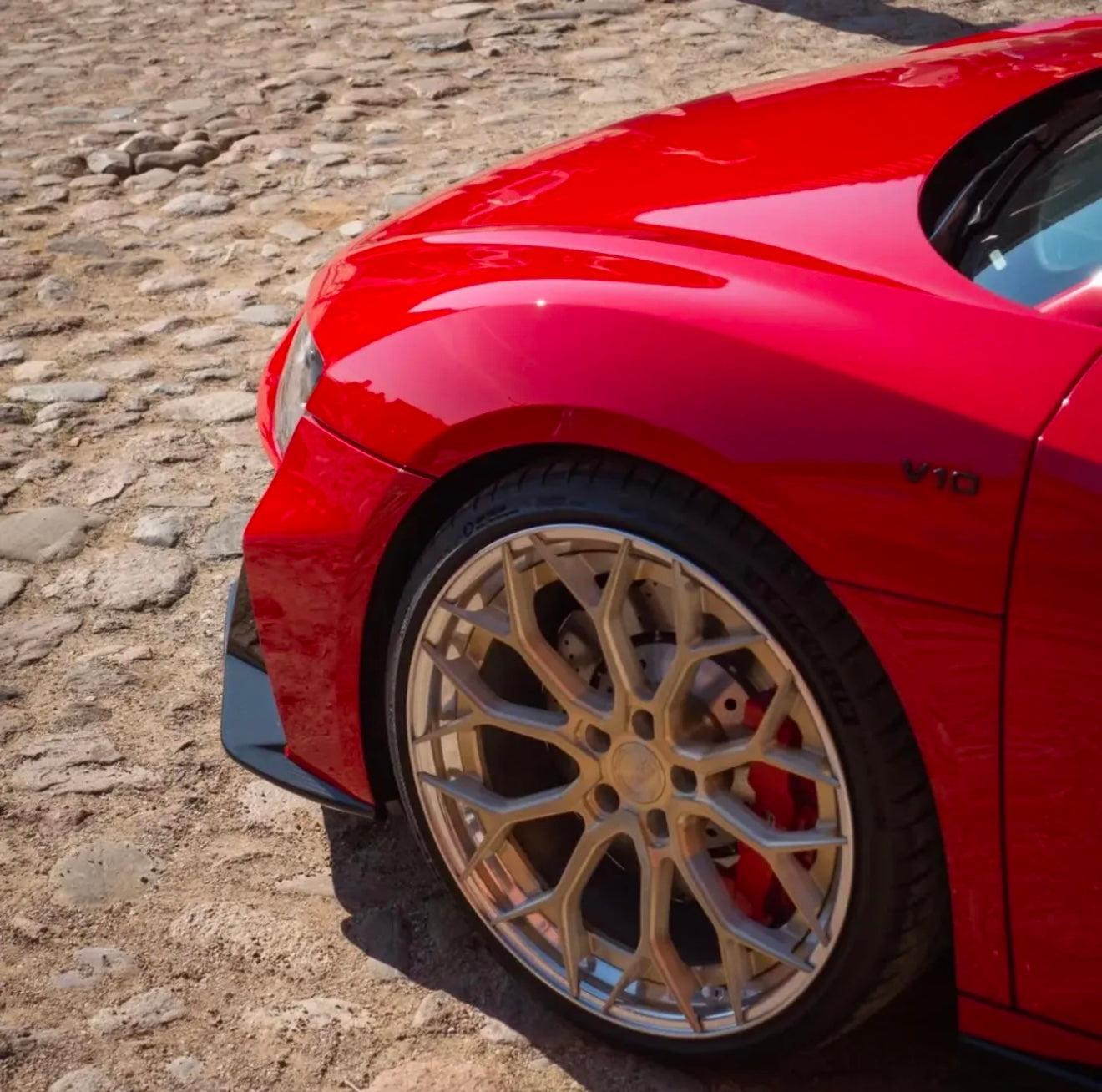 Audi R8 Gen 2 Carbon Fiber Artisan Front Lip 2019-2024