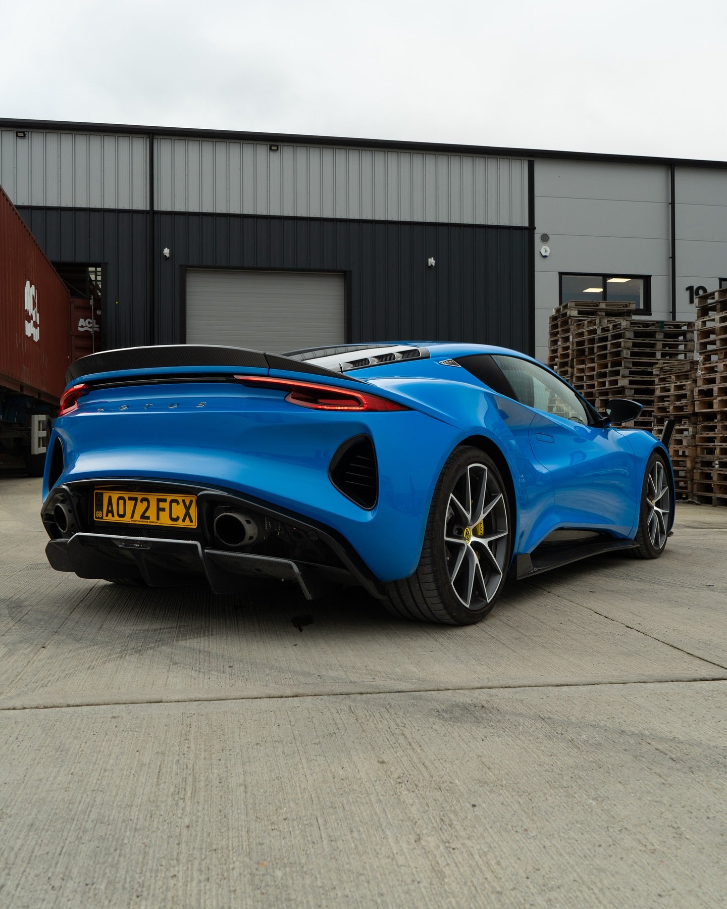 Lotus Emira Carbon Fiber High Kick Spoiler