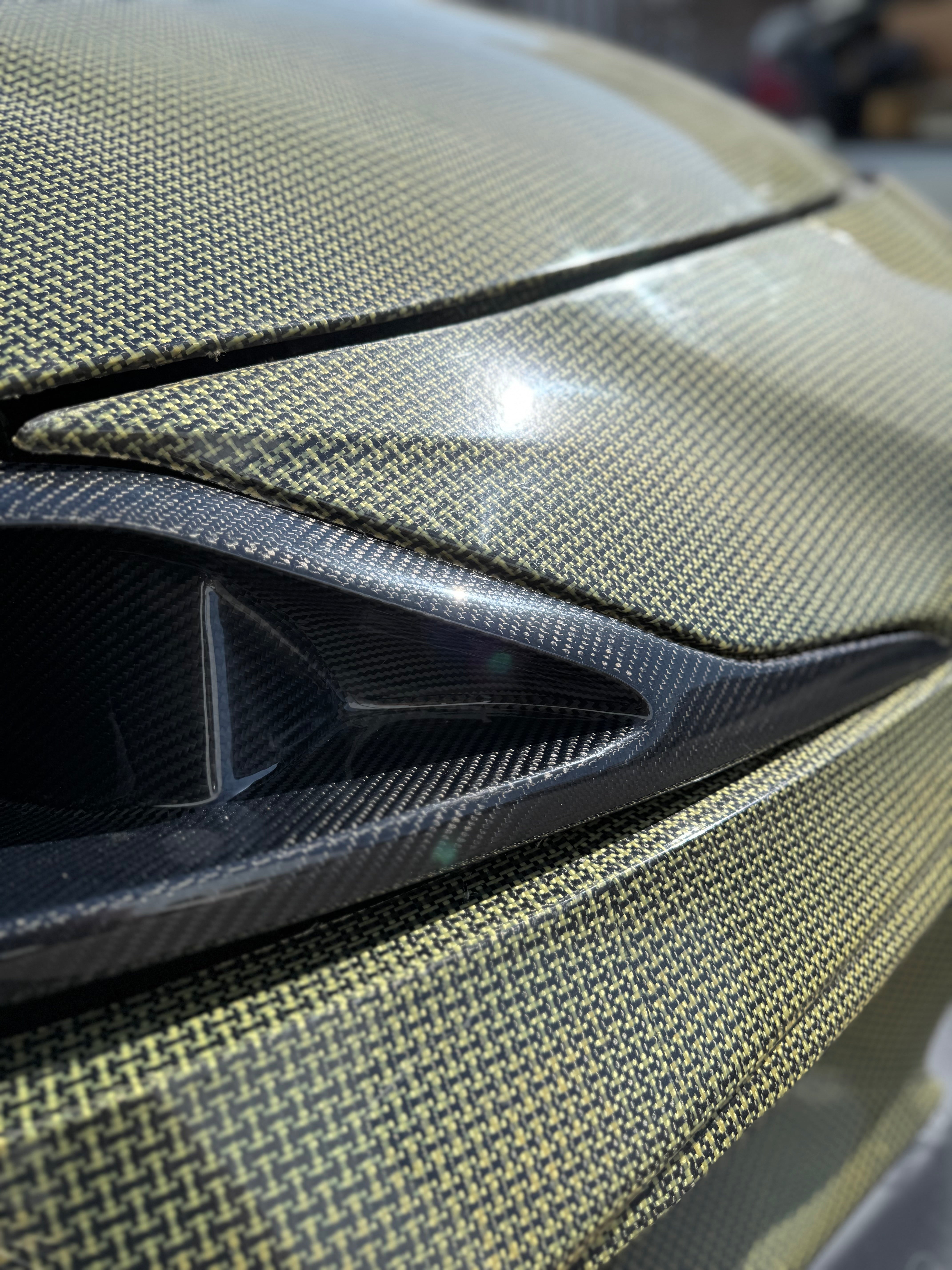 Toyota Supra MK5 Carbon Fiber Headlight Delete