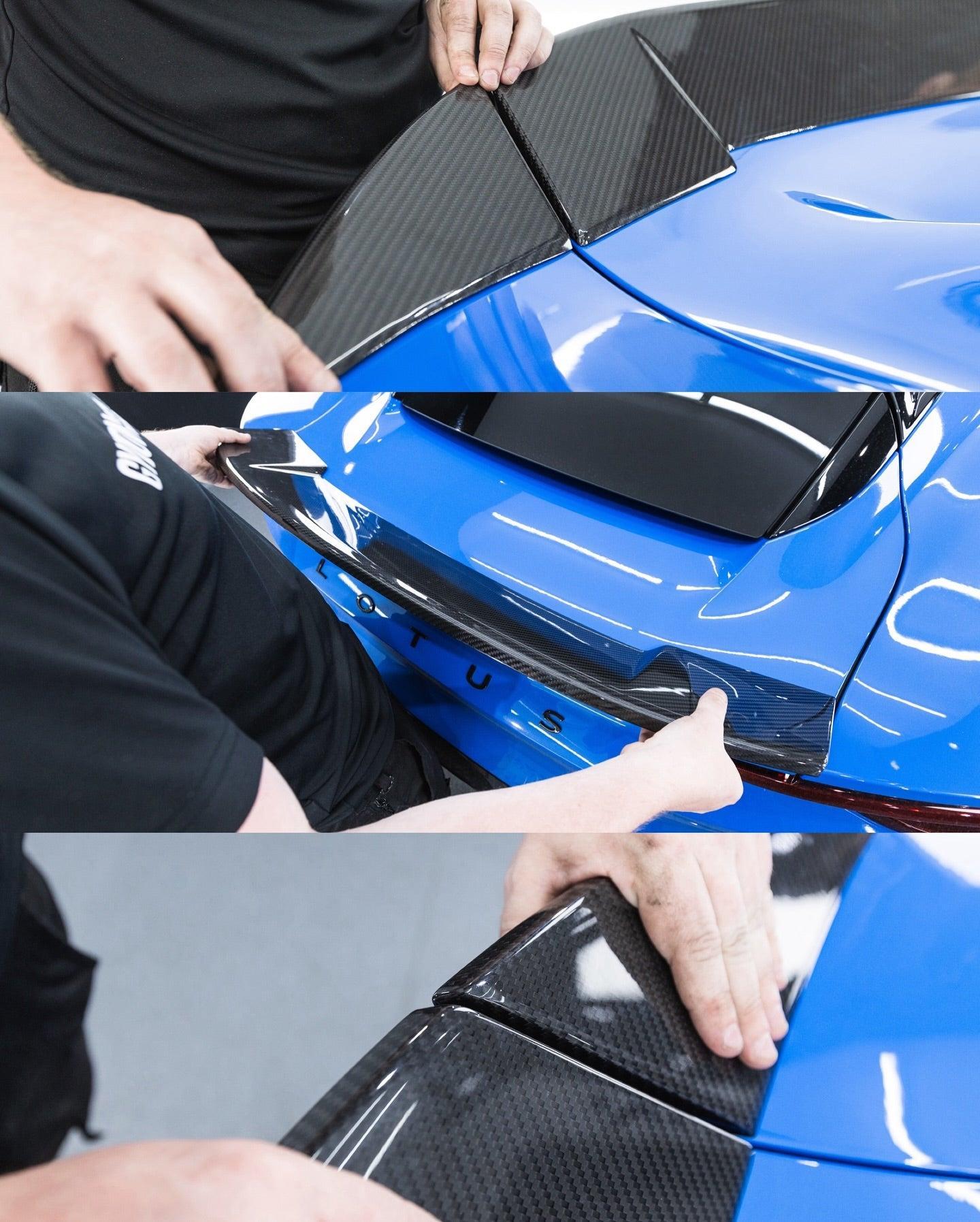 Lotus Emira Carbon Fiber Duckbill Trunk Spoiler