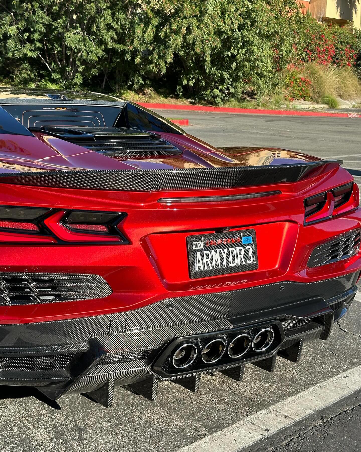 Corvette C8 AP Carbon Fiber Rear Diffuser