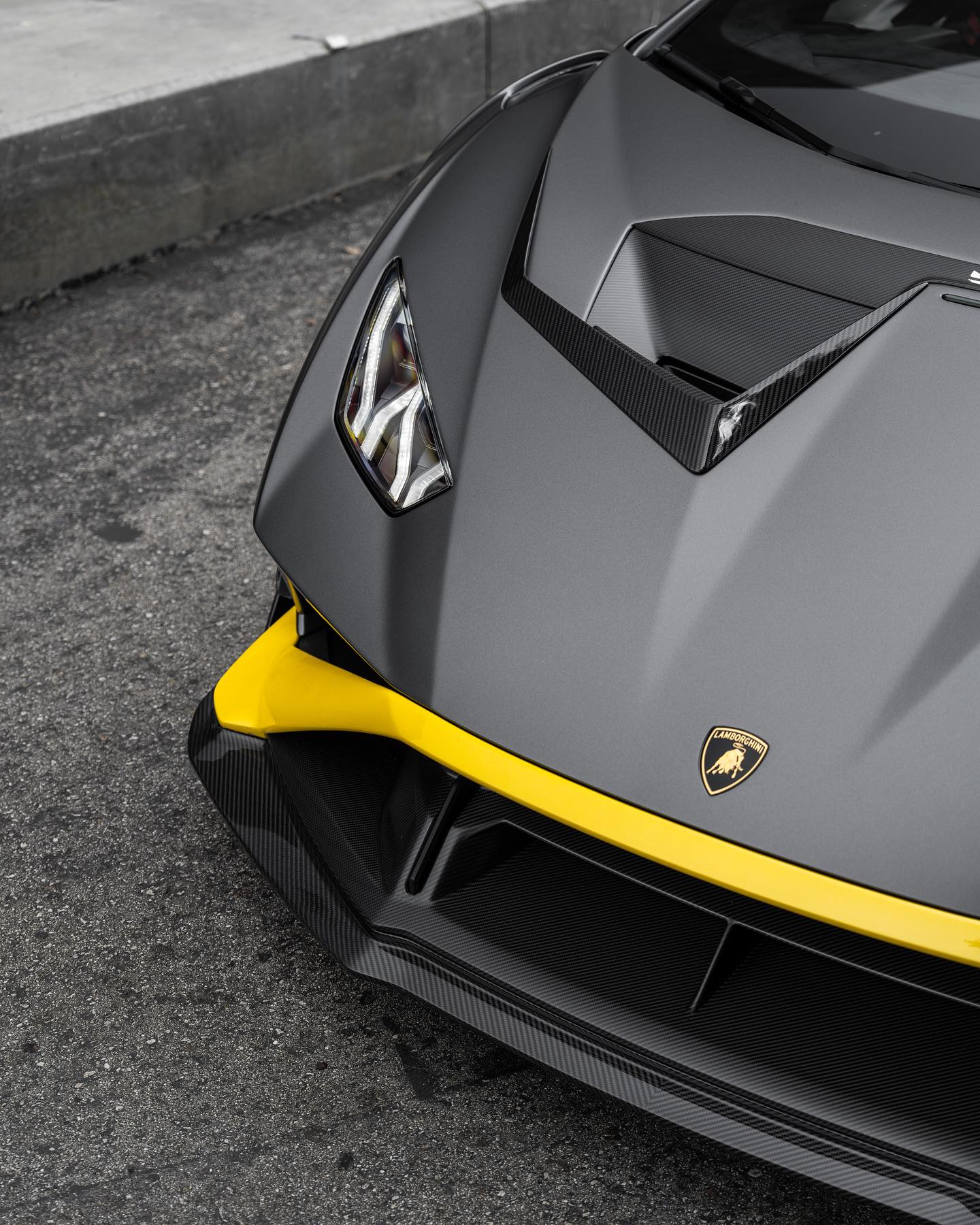 Lamborghini Huracan STO AP Carbon Fiber Front Lip