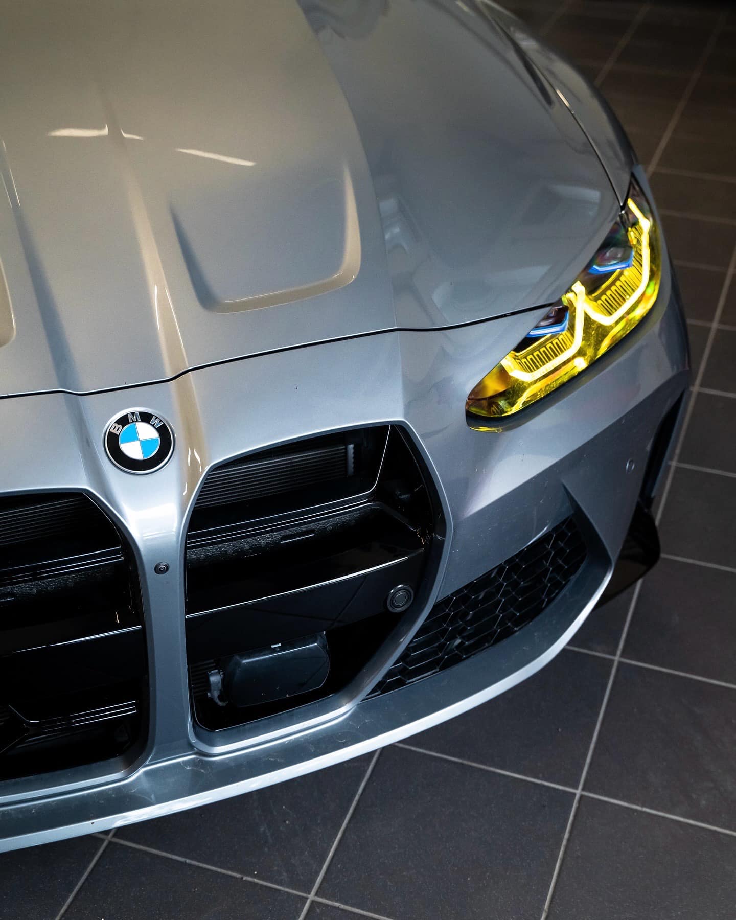 BMW G80 M3/G82/G83 M4 Gloss Black CSL Front Grille