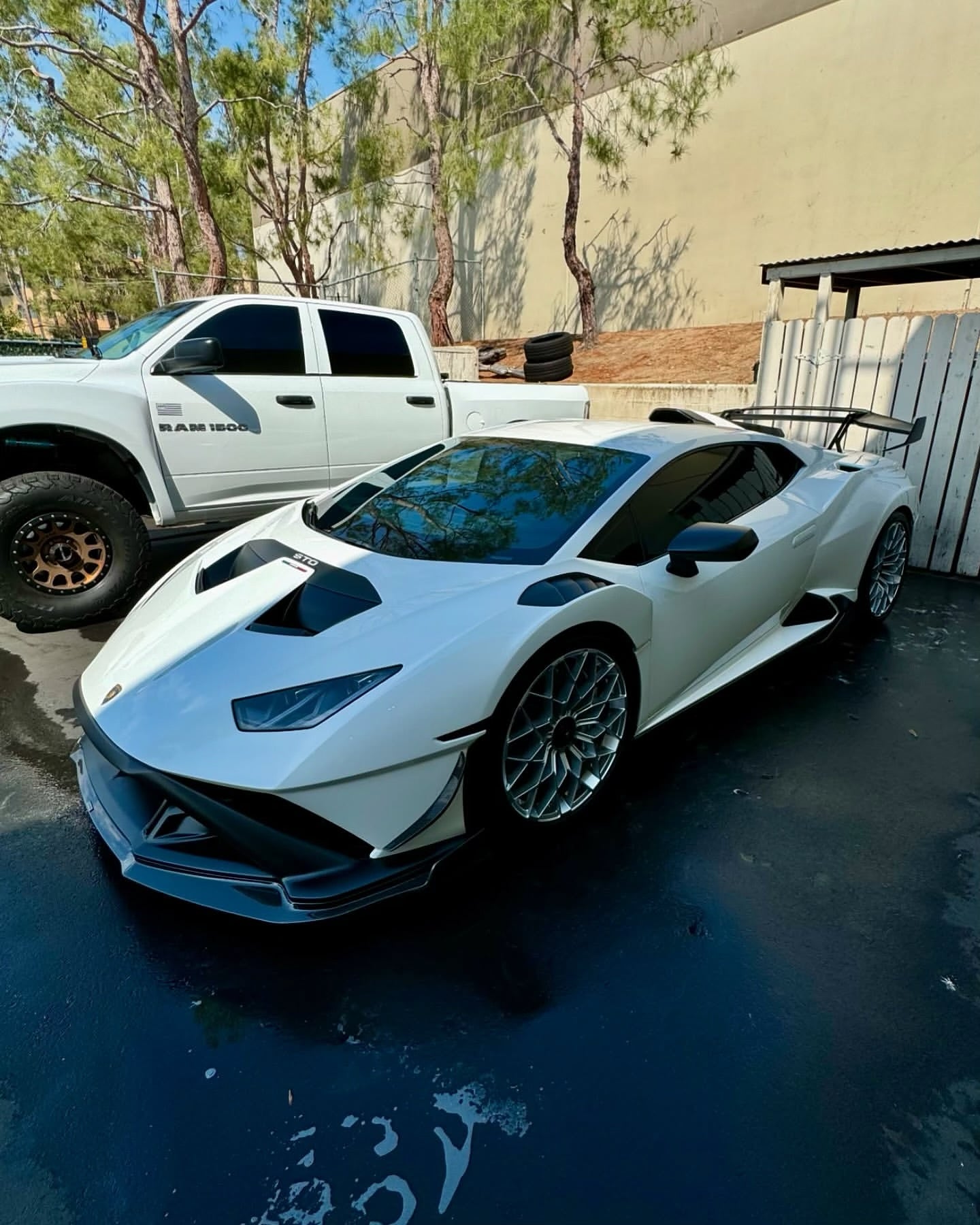 Lamborghini Huracan STO AP Carbon Fiber Front Lip