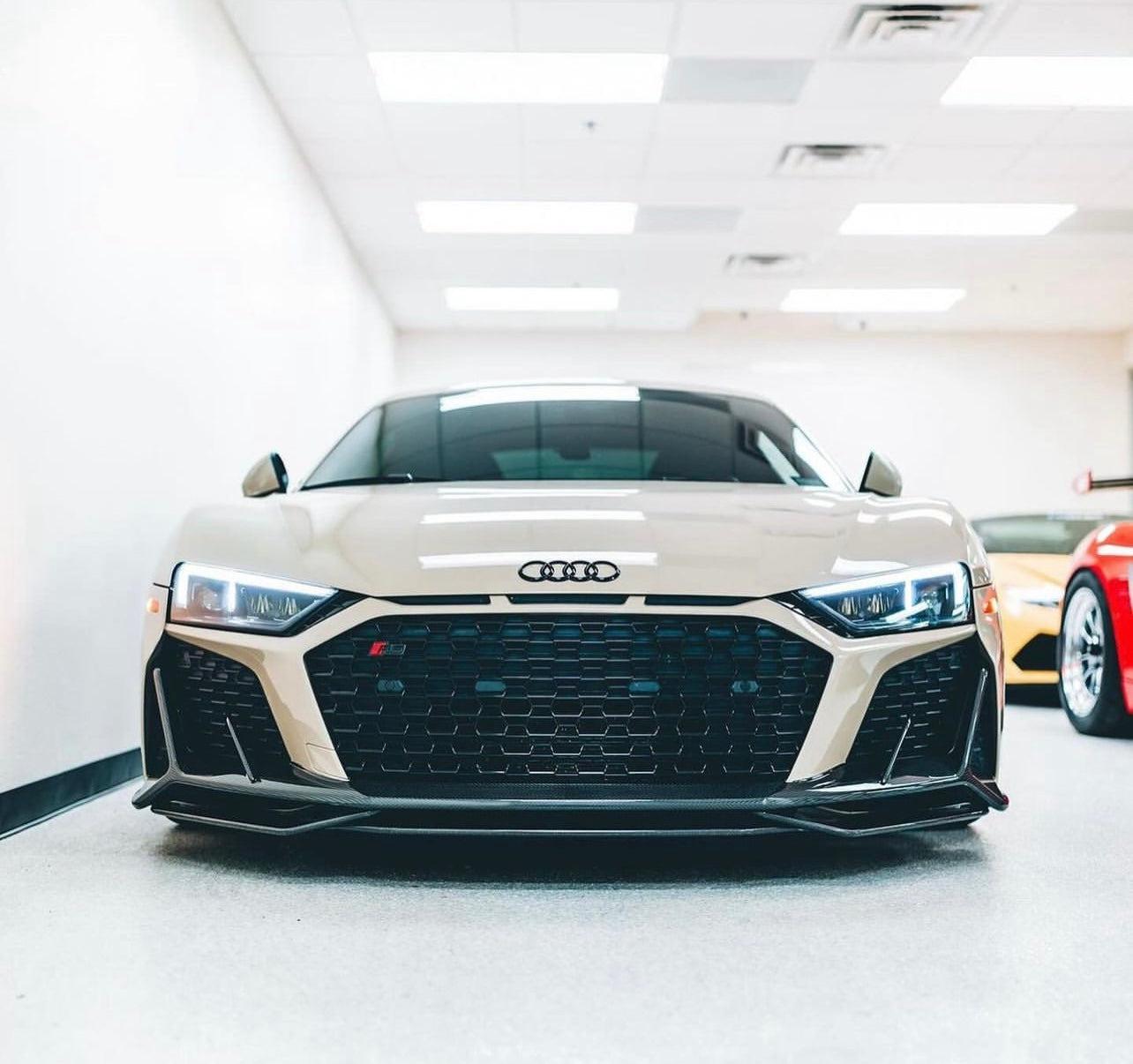 Audi R8 Gen 2 Carbon Fiber Artisan Front Lip 2019-2024