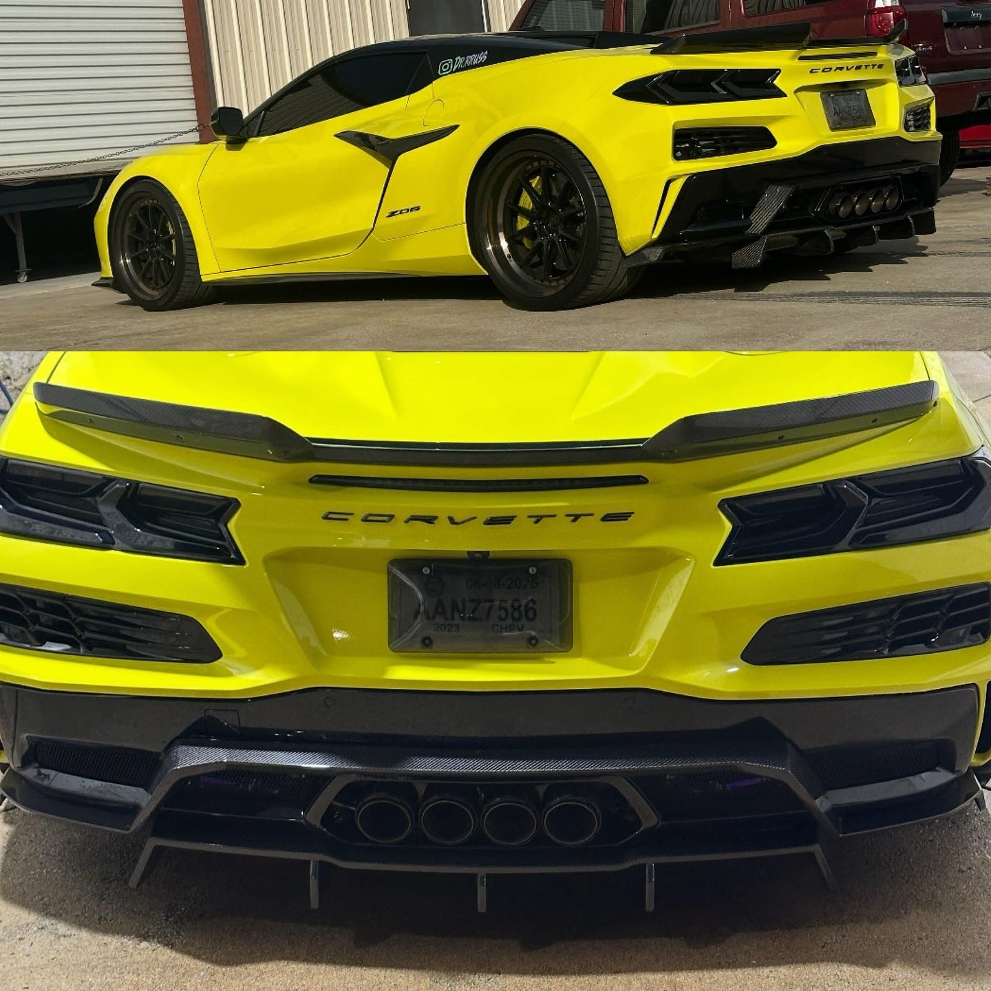 Corvette C8 Z06 Carbon Fiber Rear Diffuser