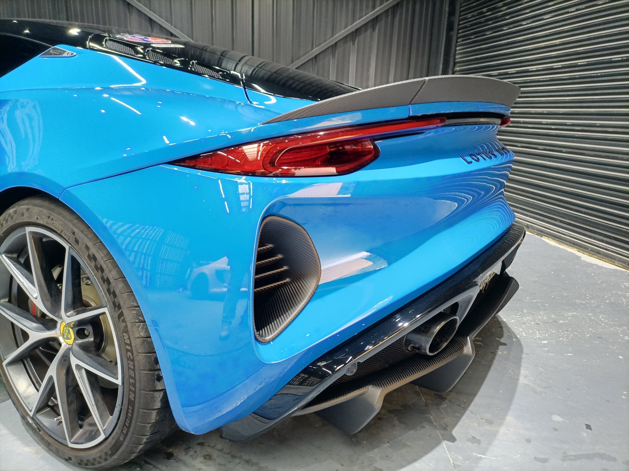 Lotus Emira Carbon Fiber High Kick Spoiler