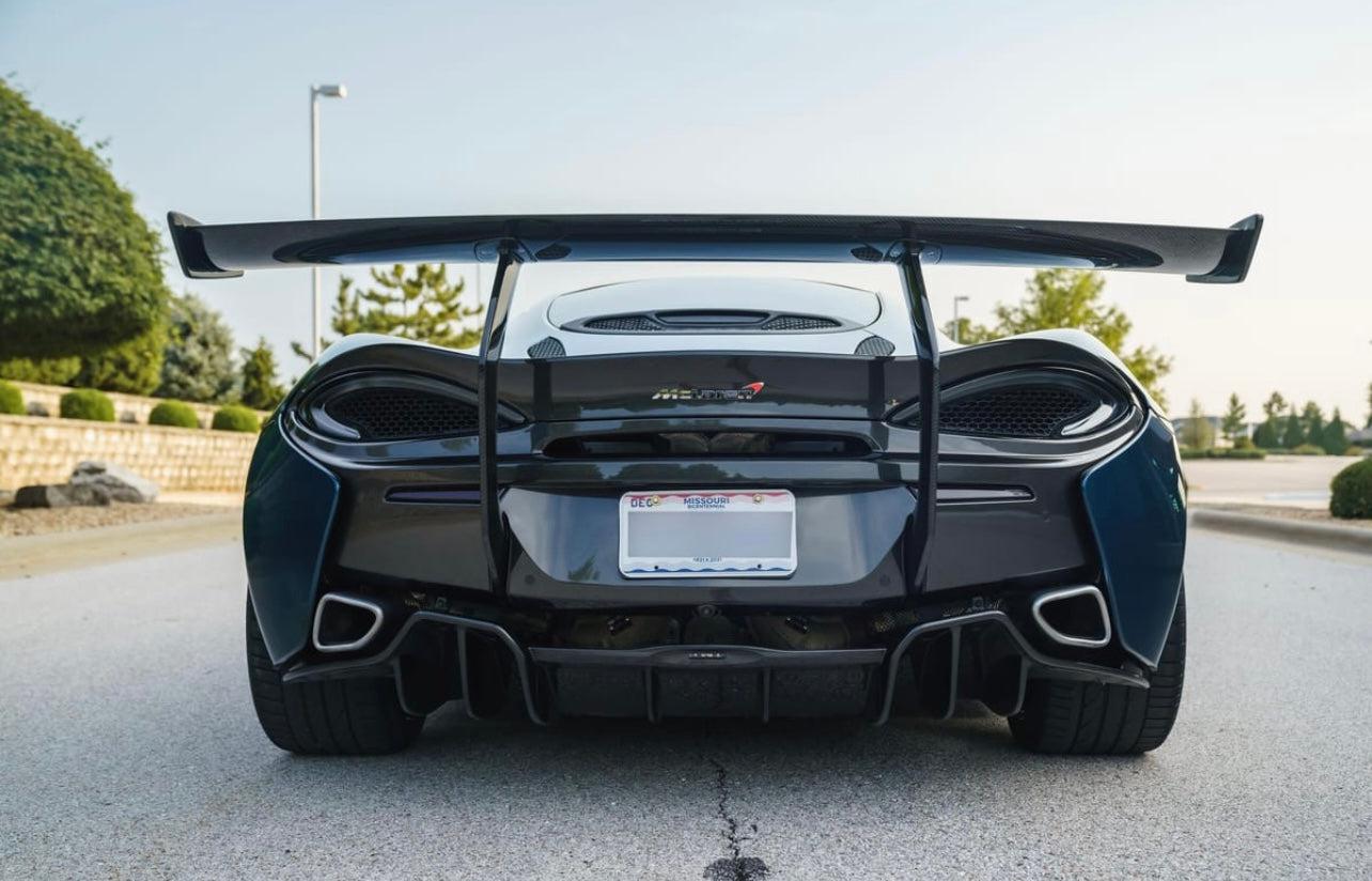 McLaren 540C/570s GT Carbon Fiber Chassis Mount Wing