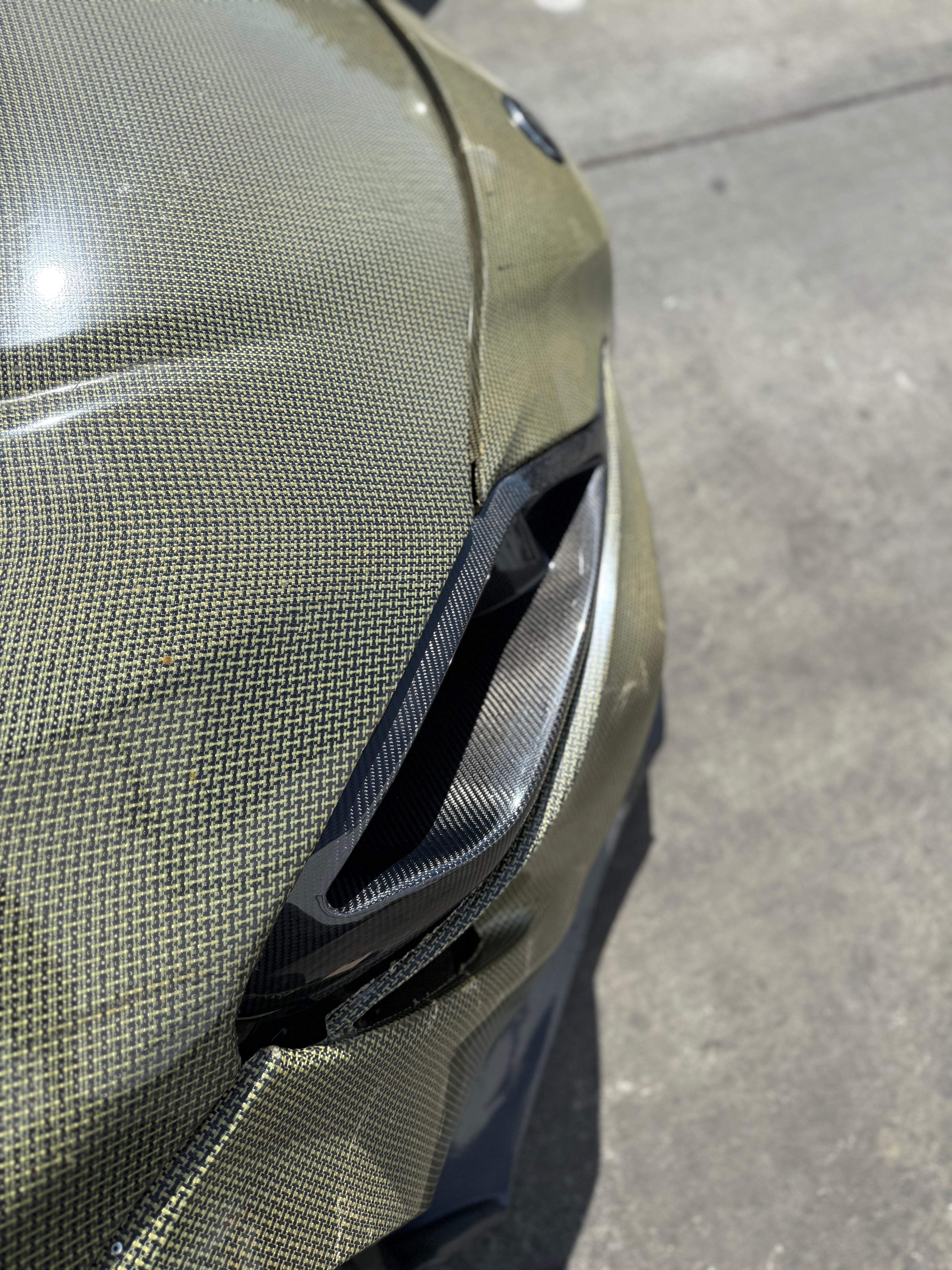 Toyota Supra MK5 Carbon Fiber Headlight Delete