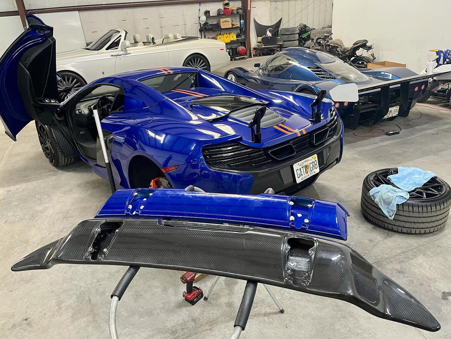 McLaren MP4-12c/650s Carbon Fiber Artisan V Spoiler