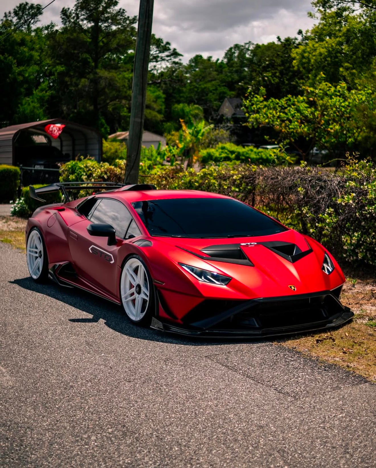 Lamborghini Huracan STO Carbon Fiber Front Canards
