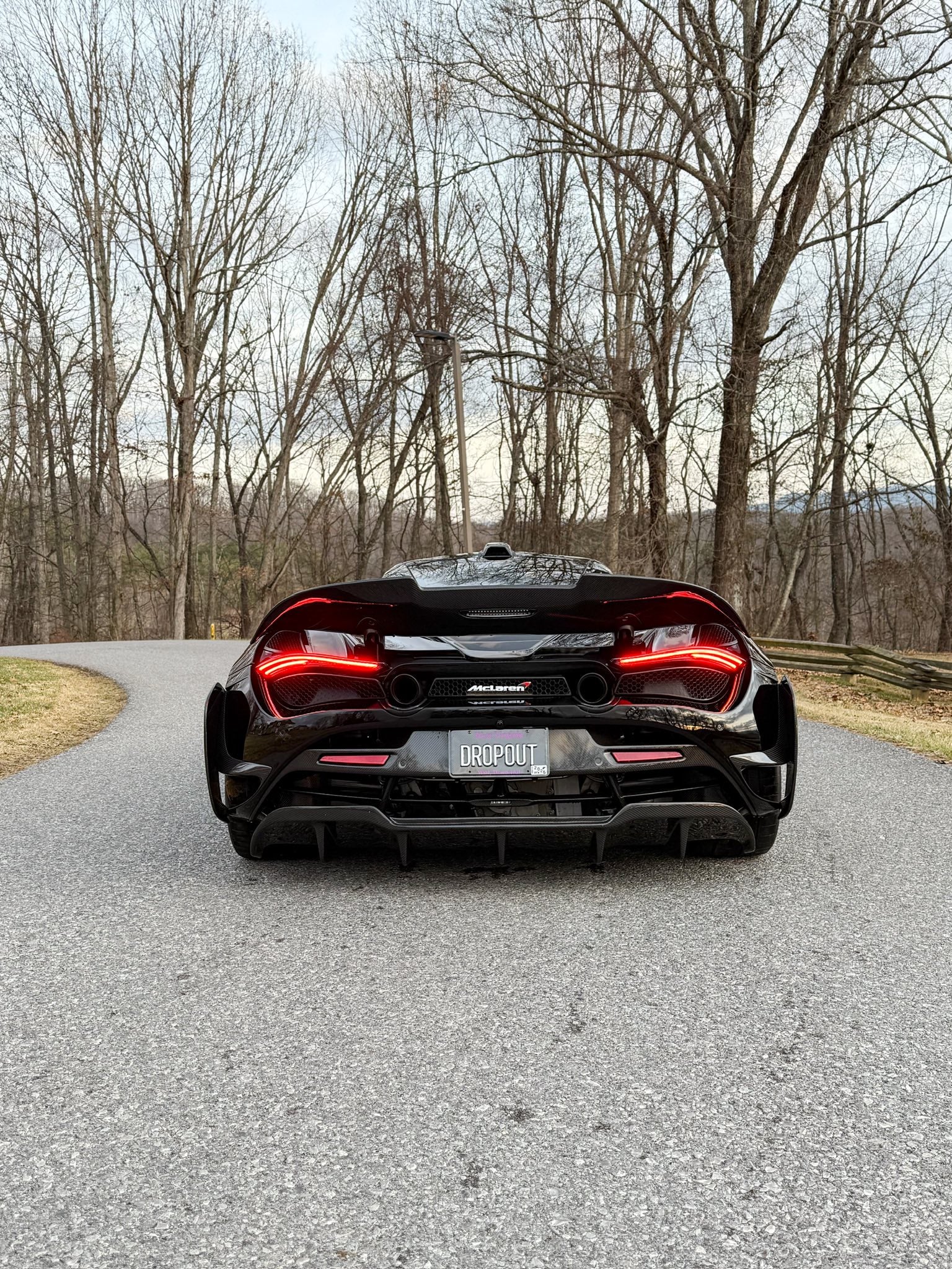 McLaren 720s Carbon Fiber Artisan Rear Bumper With Diffuser