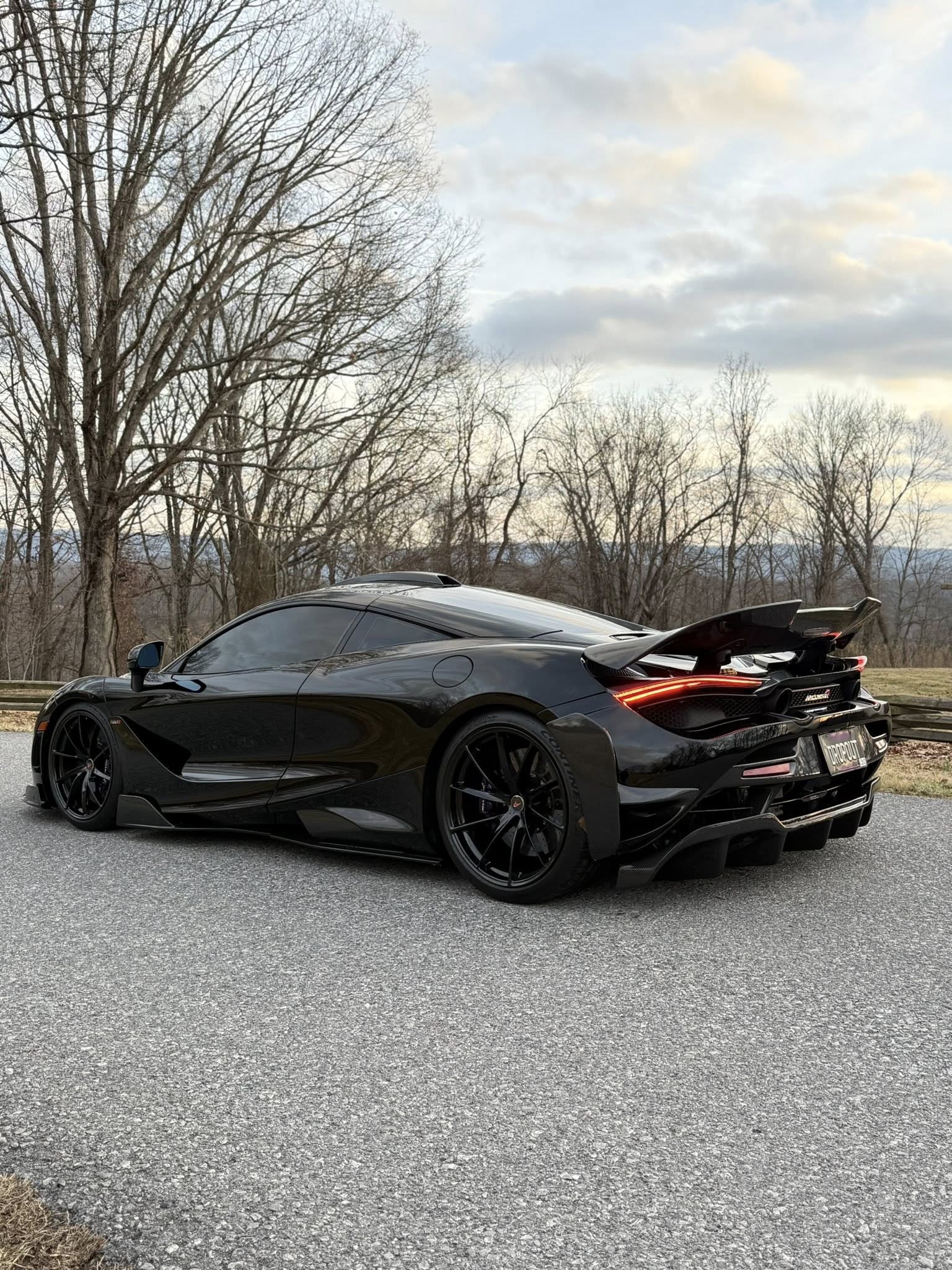 McLaren 720s Carbon Fiber Artisan Rear Bumper With Diffuser