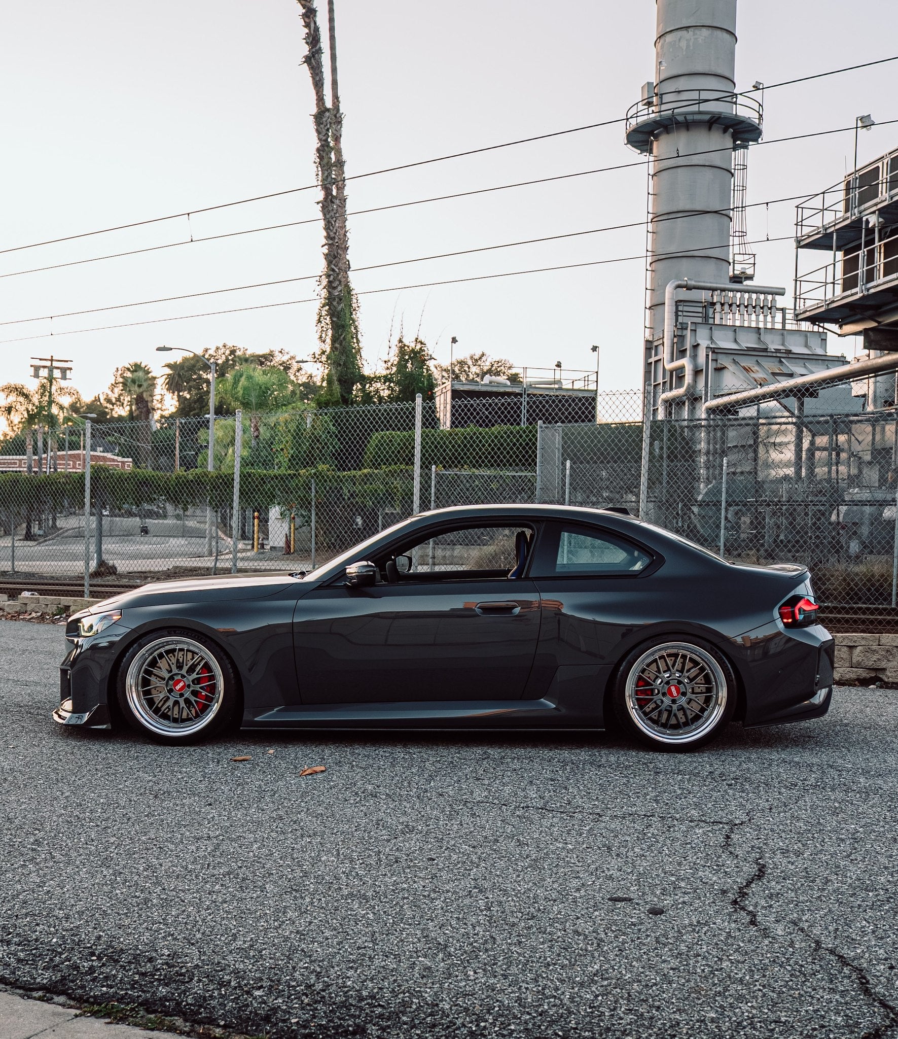BMW G87 M2 Carbon Fiber AP Side Skirt Extensions