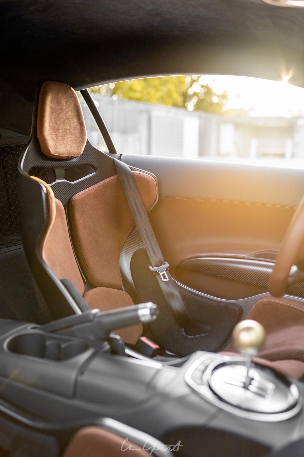 McLaren Senna Style Seats For MP4-12C/570S/600LT/650S/720S/P1 With Side Mount & Bracket & Sliders & Heated Seat