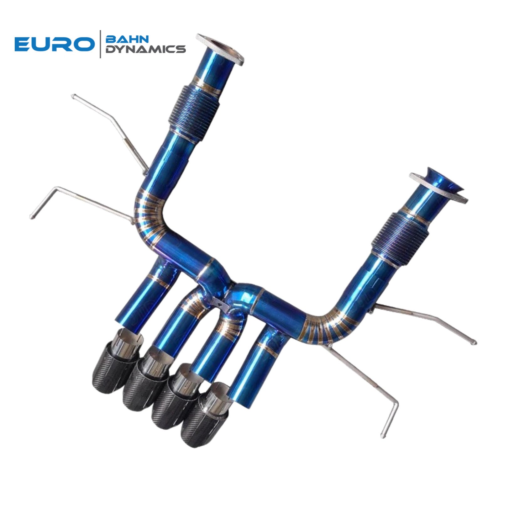 Corvette C8 Z06 Titanium Straight Pipe Exhaust System No Muffler