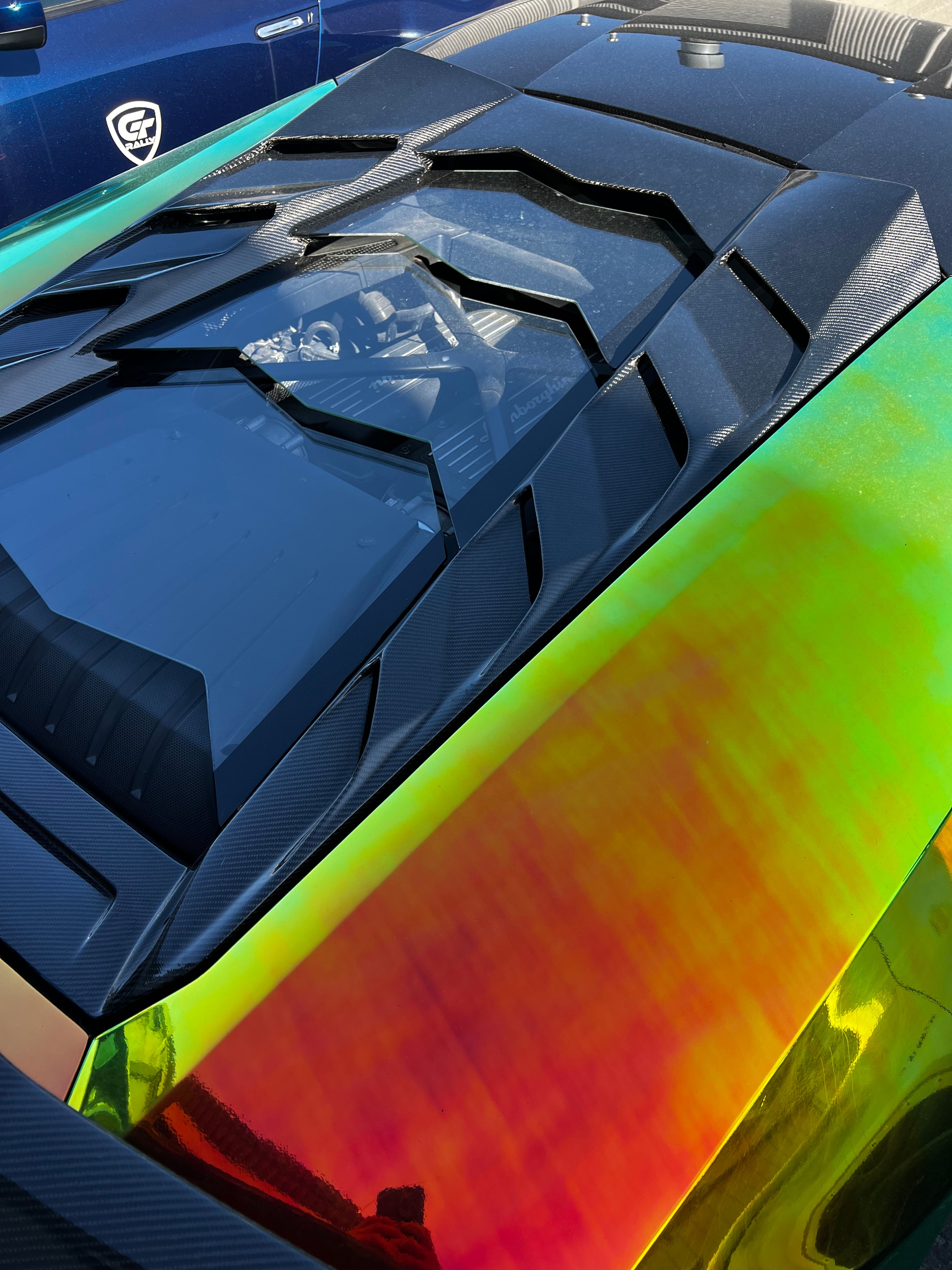 Lamborghini Huracan Carbon Fiber Glass Engine Cover