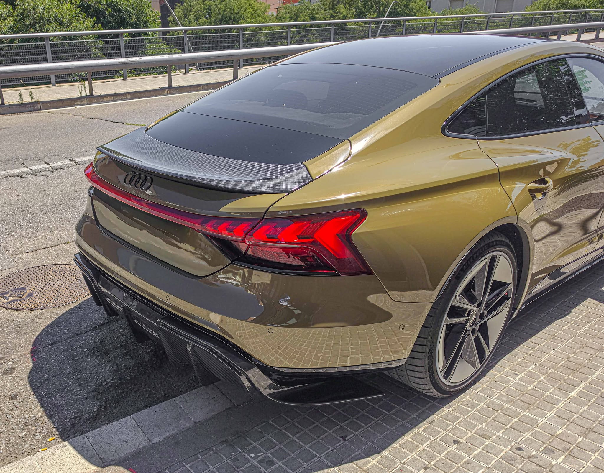 Audi RS E Tron GT Carbon Fiber Rear FD Spoiler