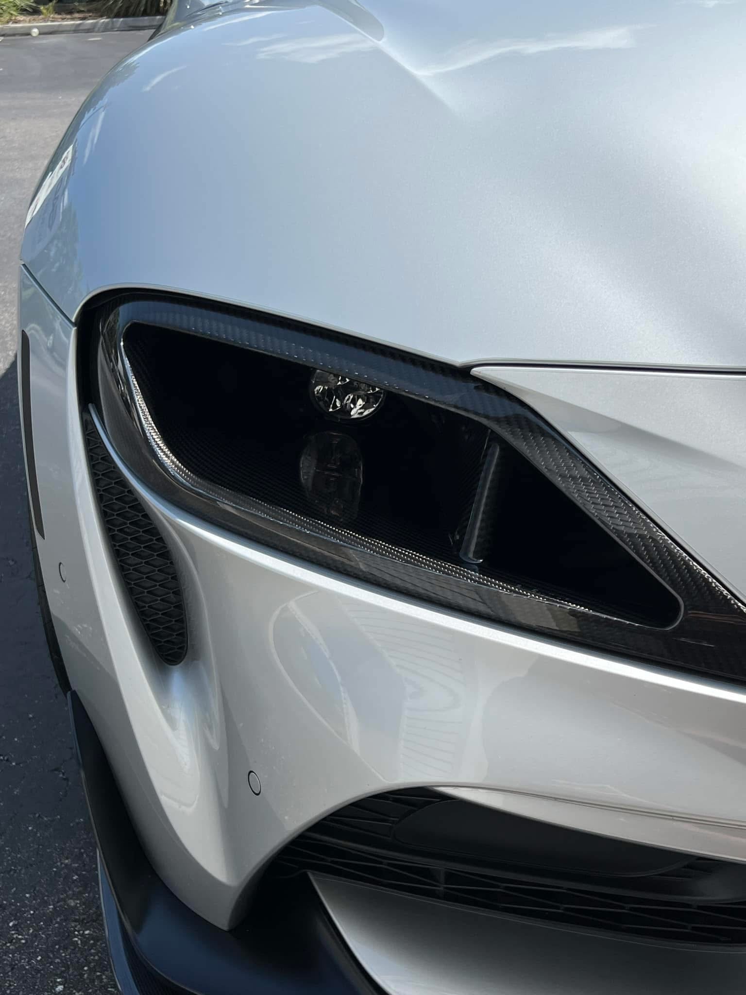 Toyota Supra MK5 Carbon Fiber Headlight Delete