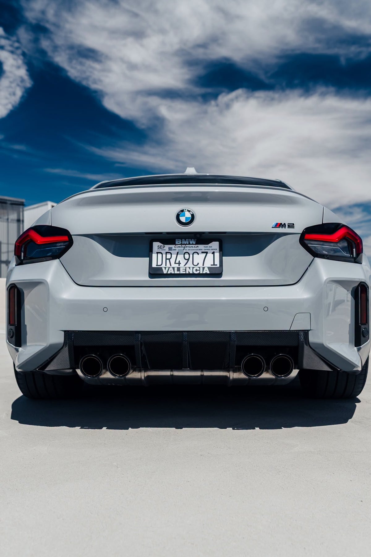BMW G87 M2 Carbon Fiber Rear Diffuser