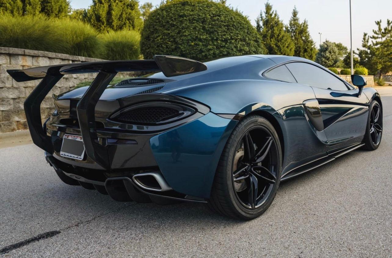 McLaren 540C/570s GT Carbon Fiber Chassis Mount Wing