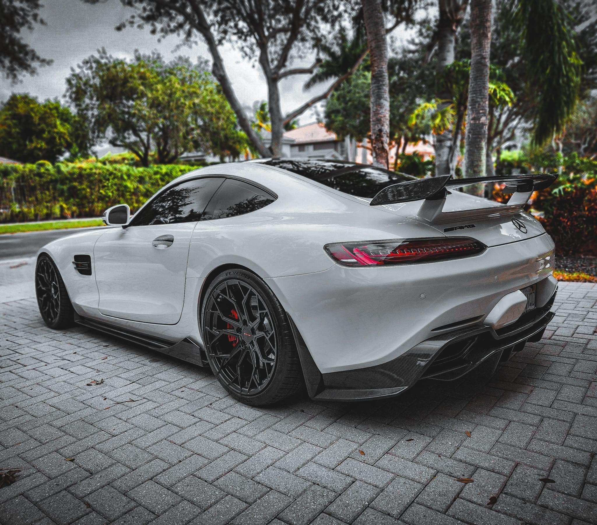Mercedes AMG GT/GTS/GTC Carbon Fiber Rear Diffuser With Canard