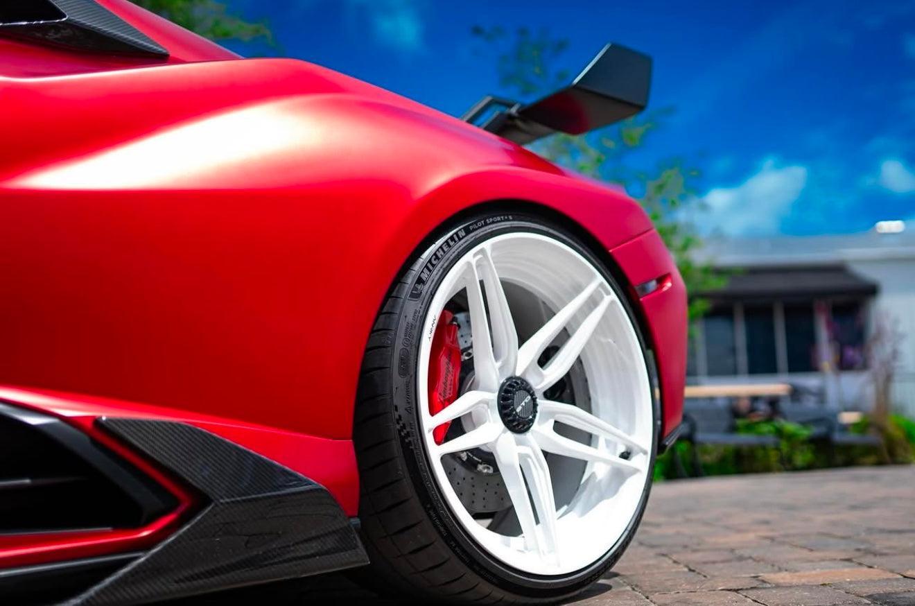 Lamborghini Huracan STO Carbon Fiber Side Skirt Rockers