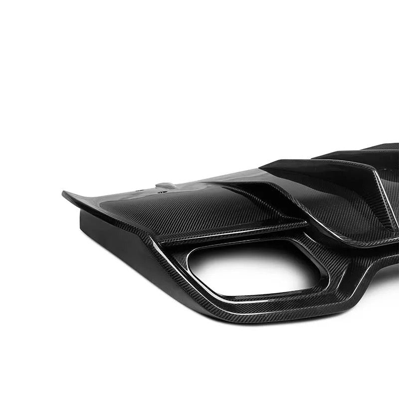 Mercedes AMG GT/GTS/GTC Carbon Fiber Rear Diffuser With Canard