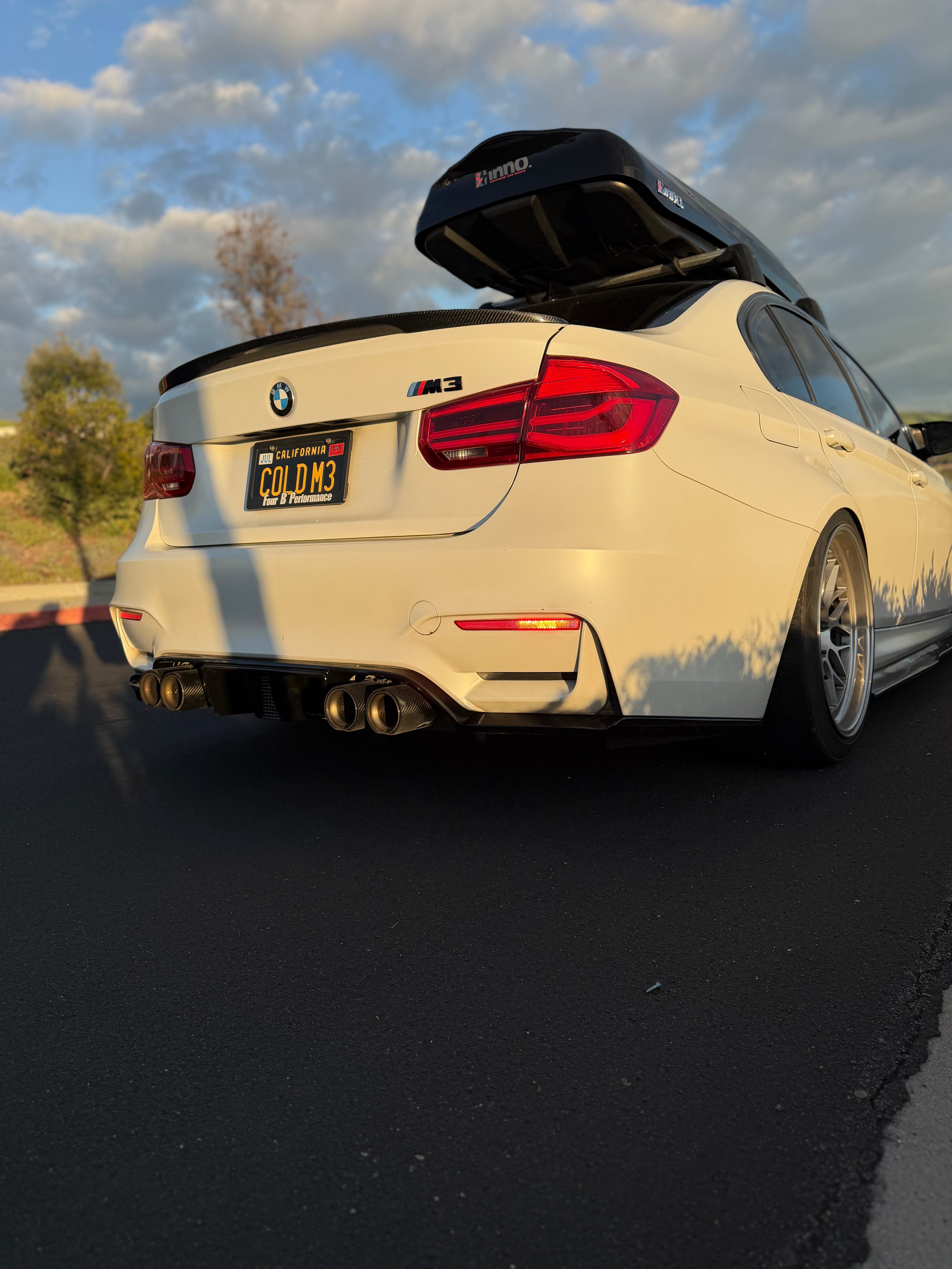 BMW F80 M3/ F82/F83 M4 Gloss Black V Brake Light Diffuser