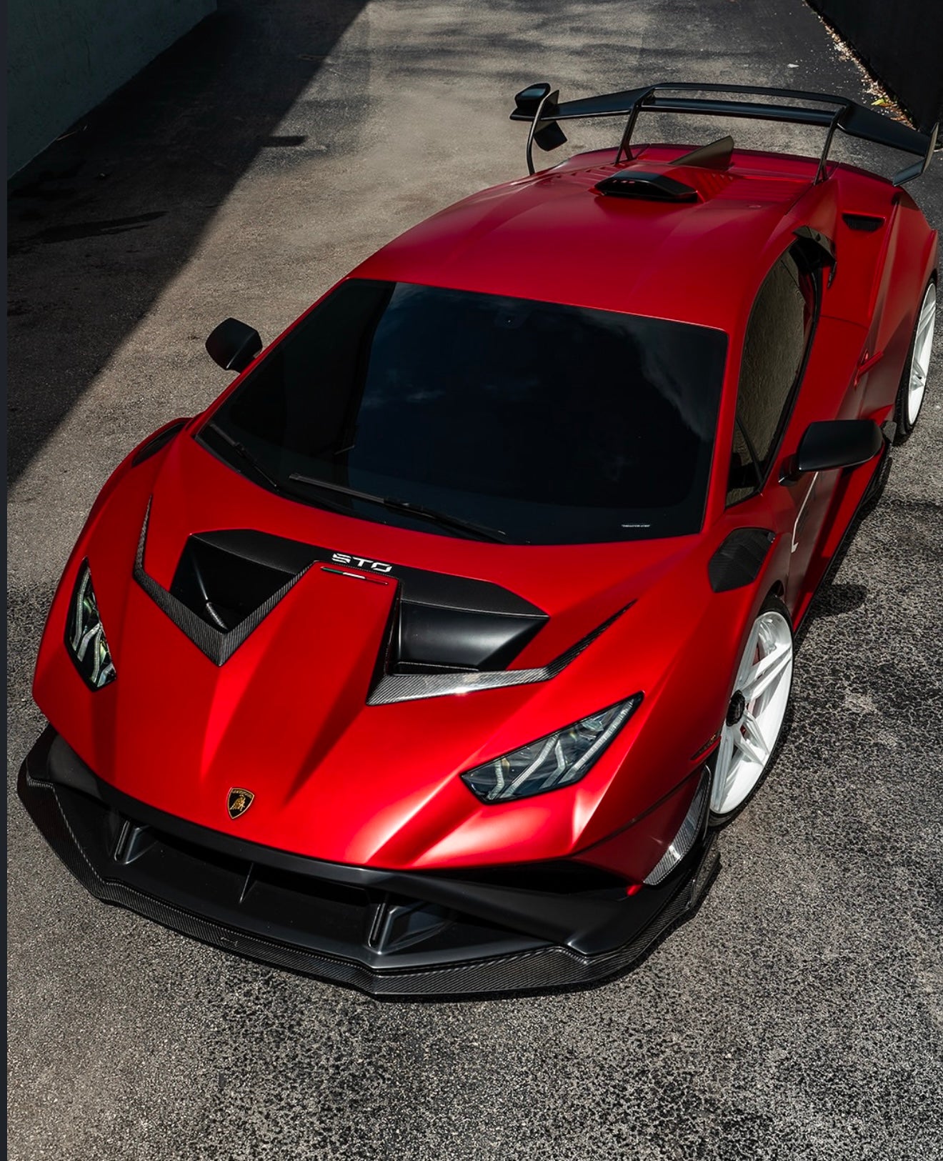 Lamborghini Huracan STO AP Carbon Fiber Front Lip