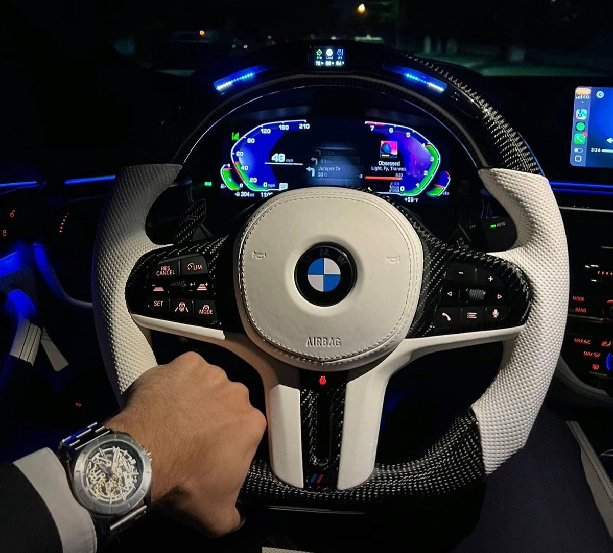 BMW Full Custom Steering Wheel | Eurobahndynamics