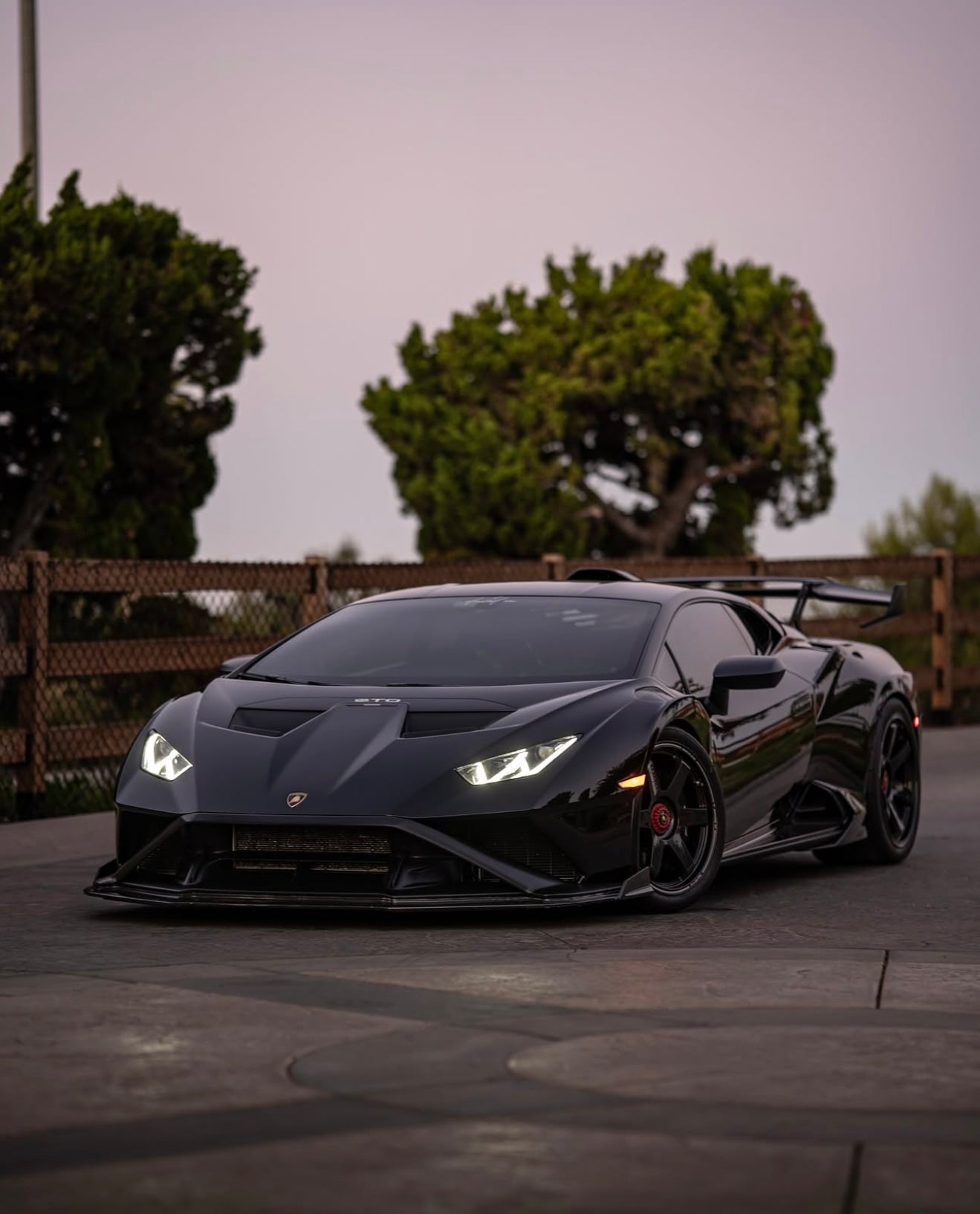 Lamborghini Huracan STO AP Carbon Fiber Front Lip