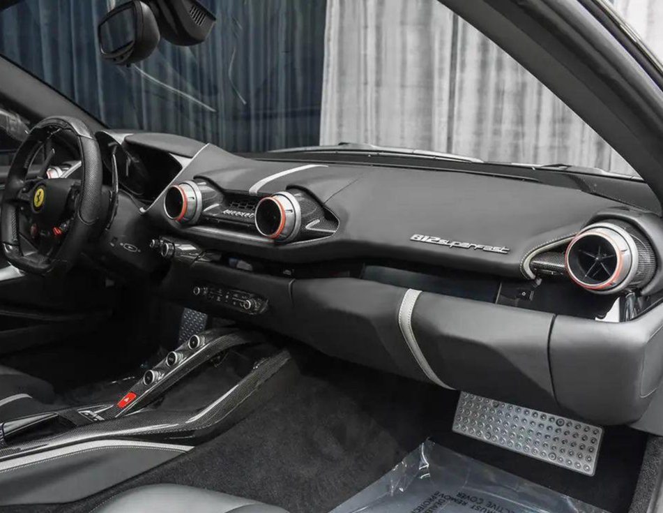 Ferrari 812 Carbon Fiber Interior Replacement Trims