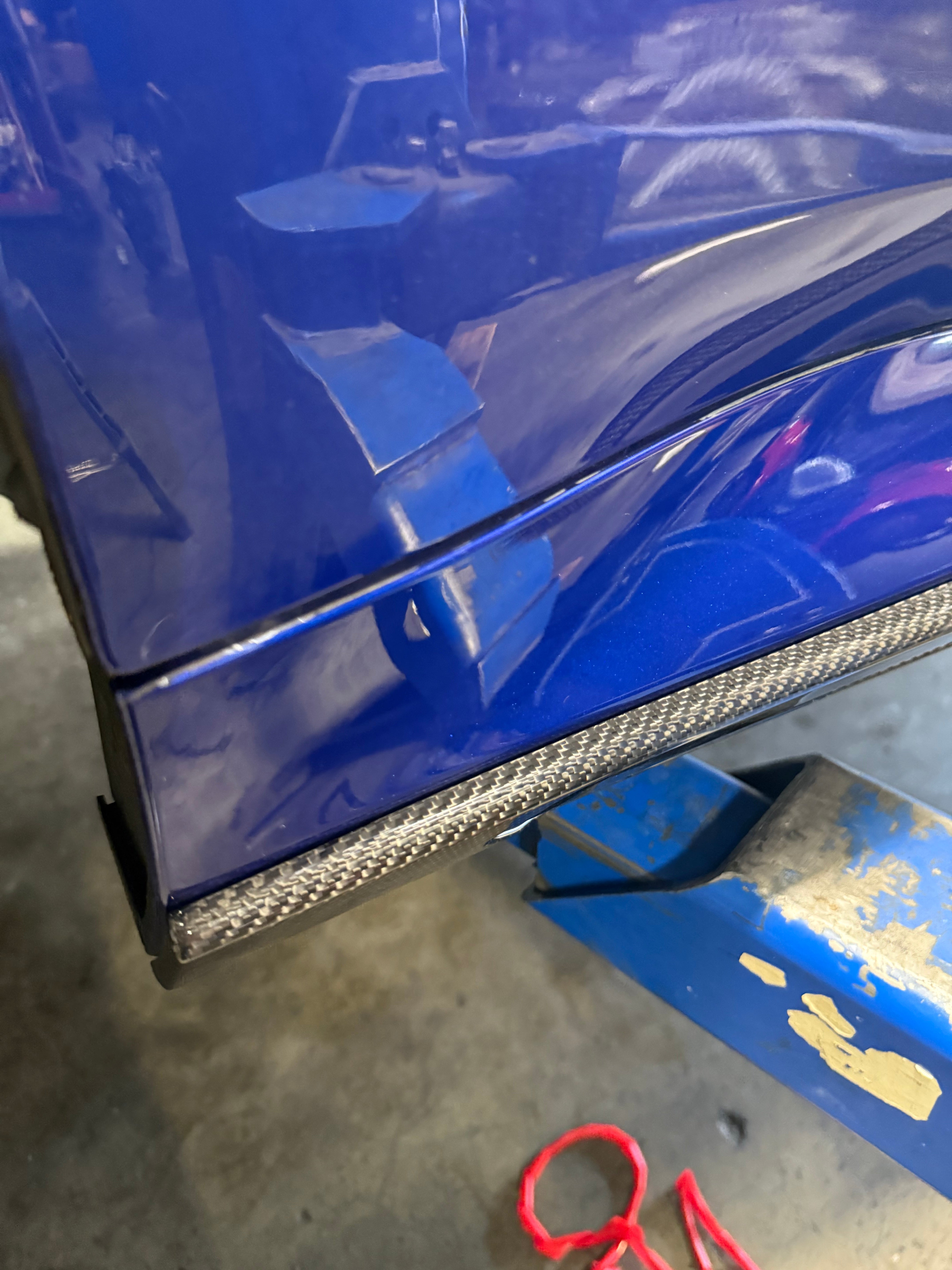 BMW G90 M5 Carbon Fiber Side Skirt Extensions