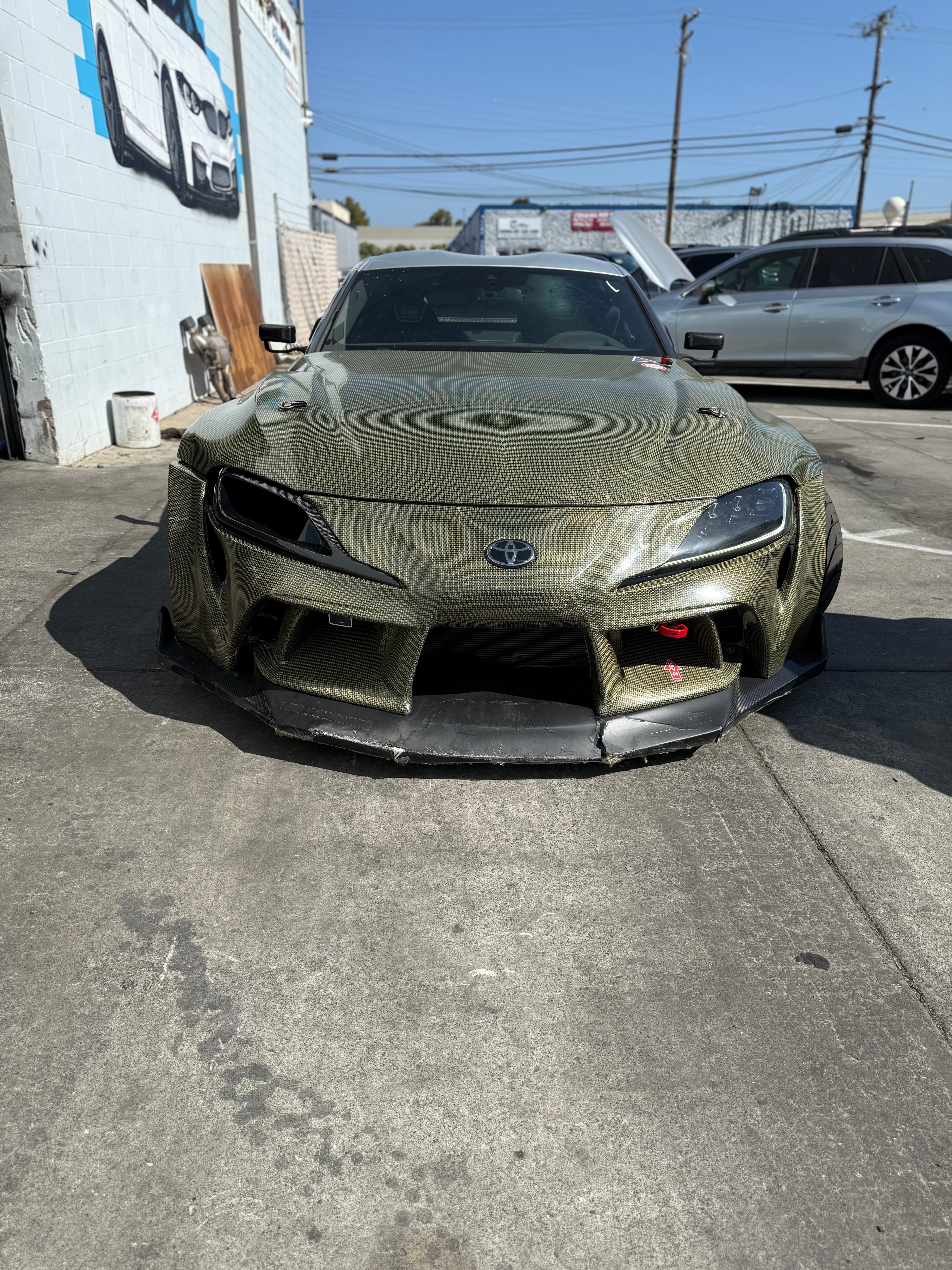 Toyota Supra MK5 Carbon Fiber Headlight Delete
