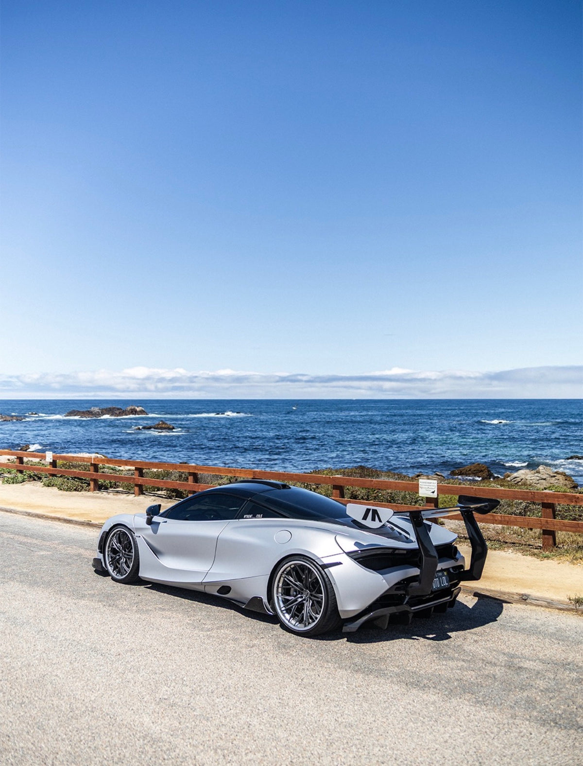 McLaren 720s/765LT Carbon Fiber Chassis Mount Wing
