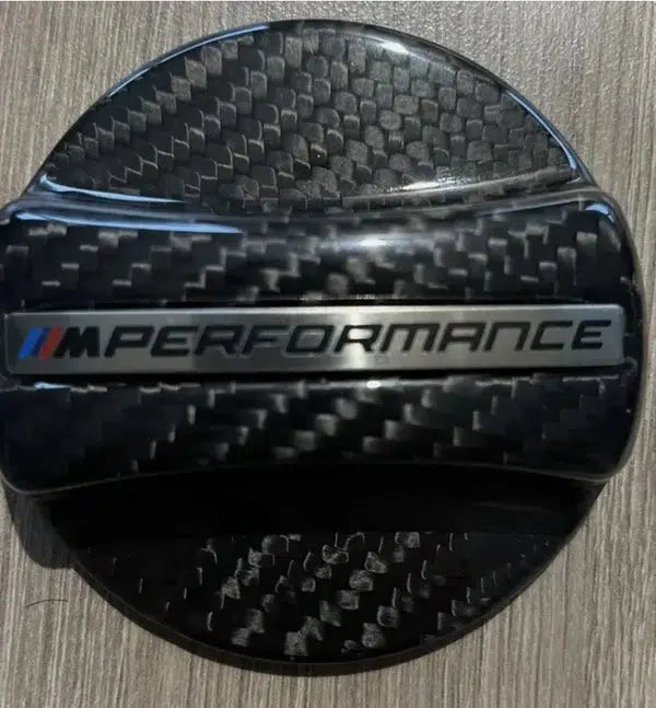 Dry Carbon Fiber Fuel Tank Cap Trim Cover - BMW E & F Chassis Models