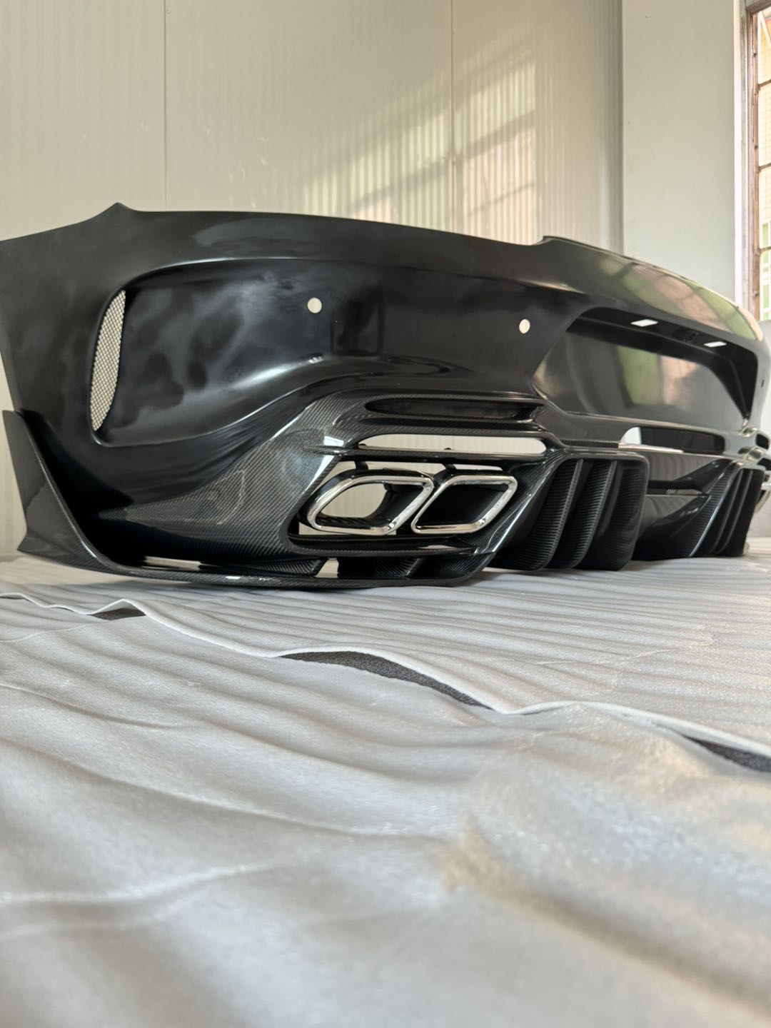 Mercedes AMG GT/GTS/GTC/GTR FRP Carbon Fiber GT Rear Bumper