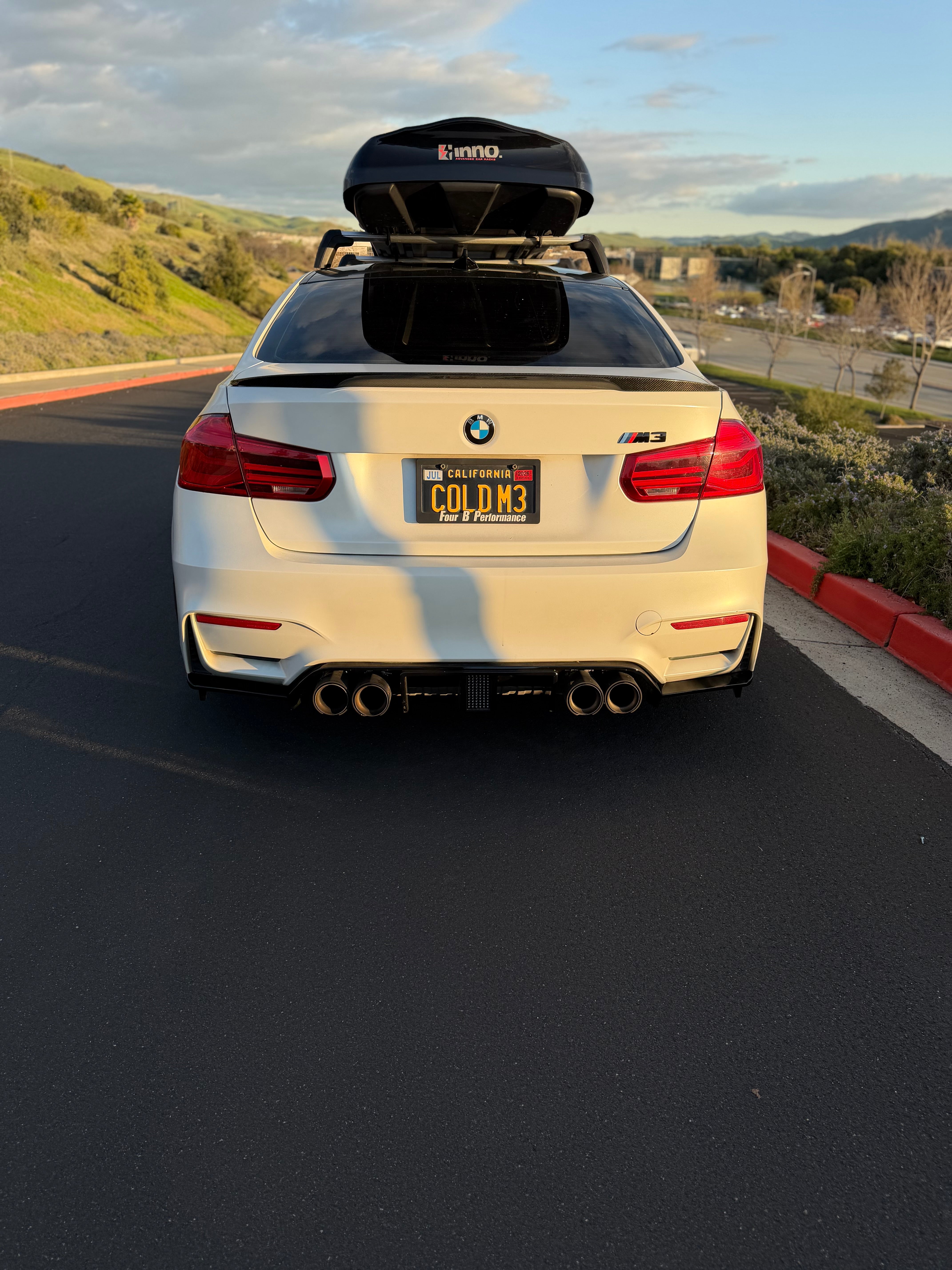 BMW F80 M3/ F82/F83 M4 Gloss Black V Brake Light Diffuser