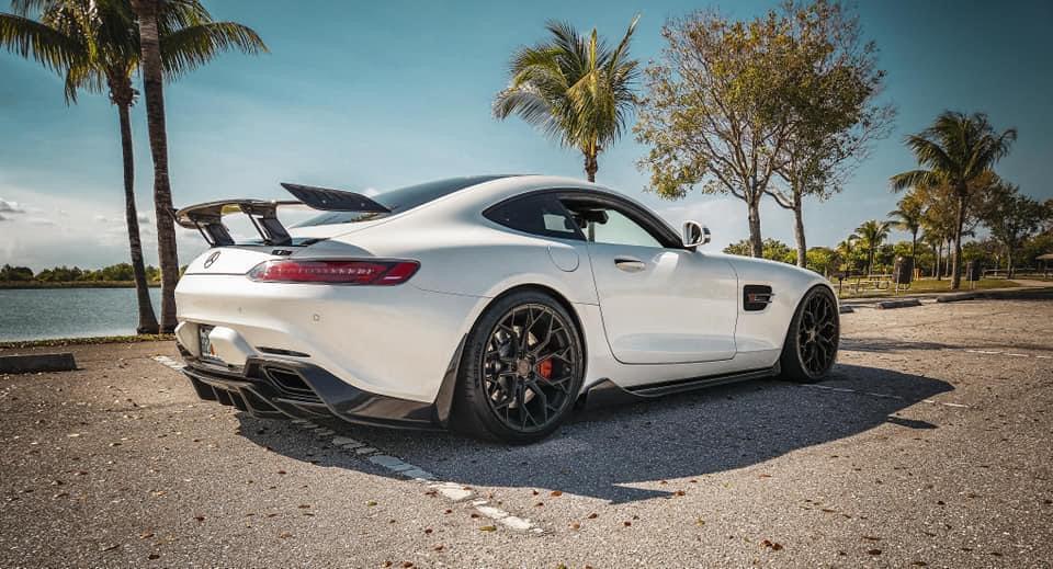 Mercedes AMG GT/GTS/GTC Carbon Fiber Rear Diffuser With Canard