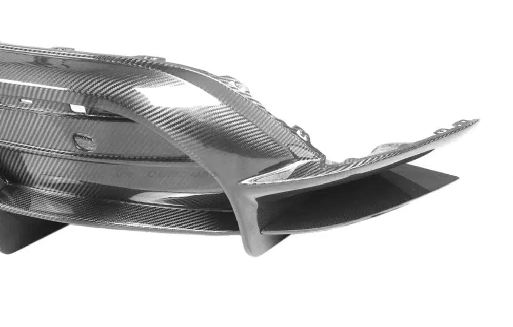 Porsche Taycan (2019-2023) Carbon Fiber Rear Diffuser