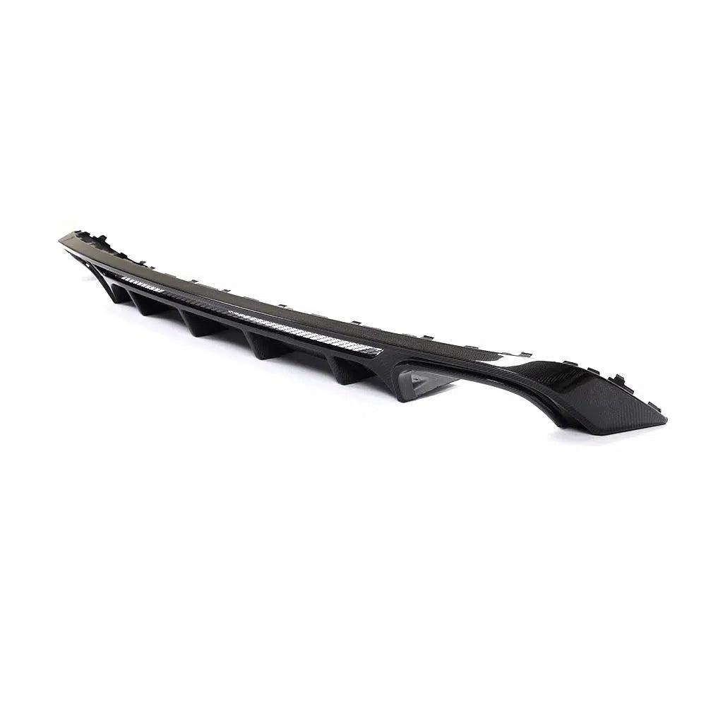 Audi B9 S5 Sport Back Carbon Fiber Finned Rear Diffuser